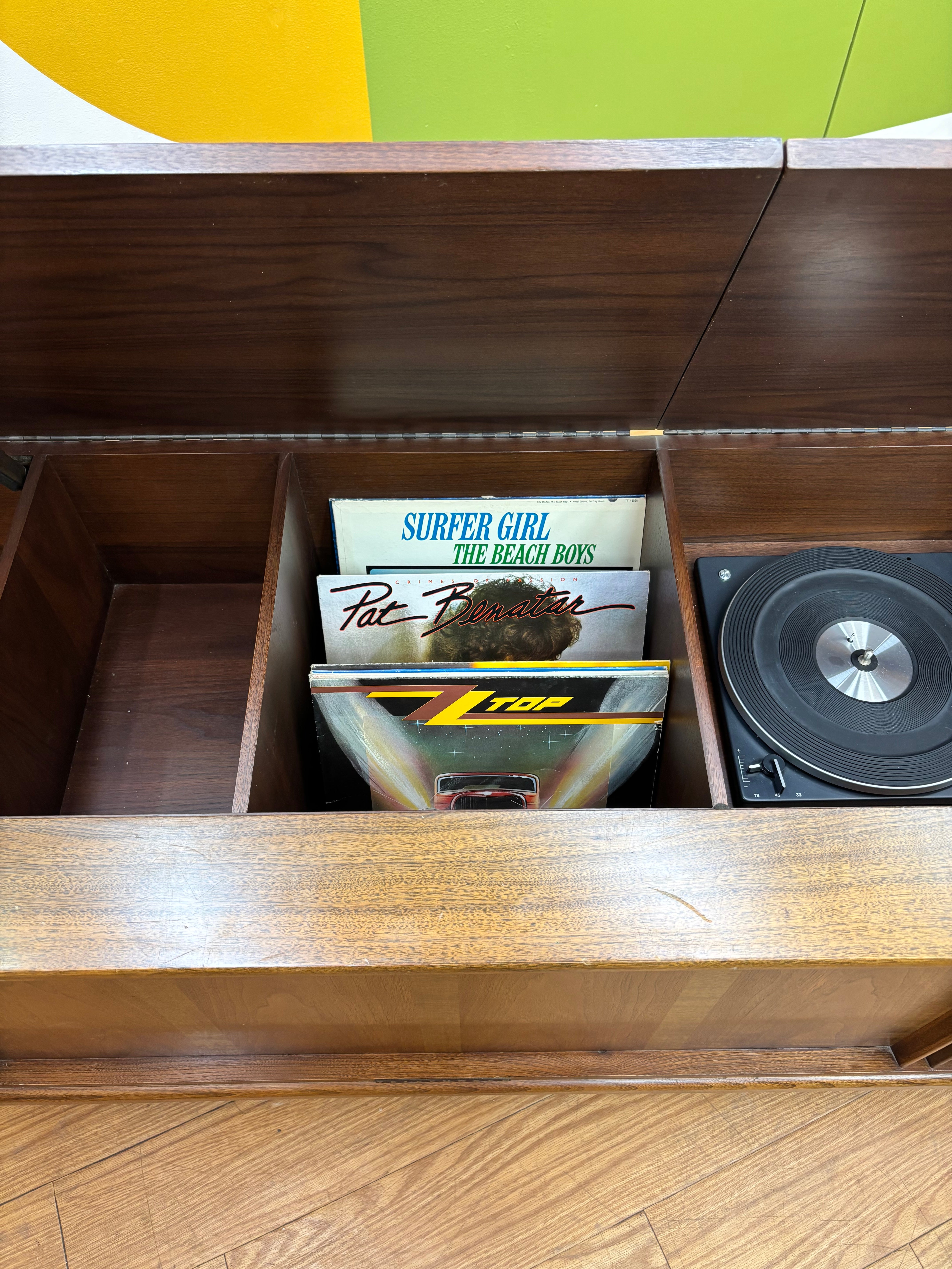 Telefunken Stereo Console Cabinet with Record Player