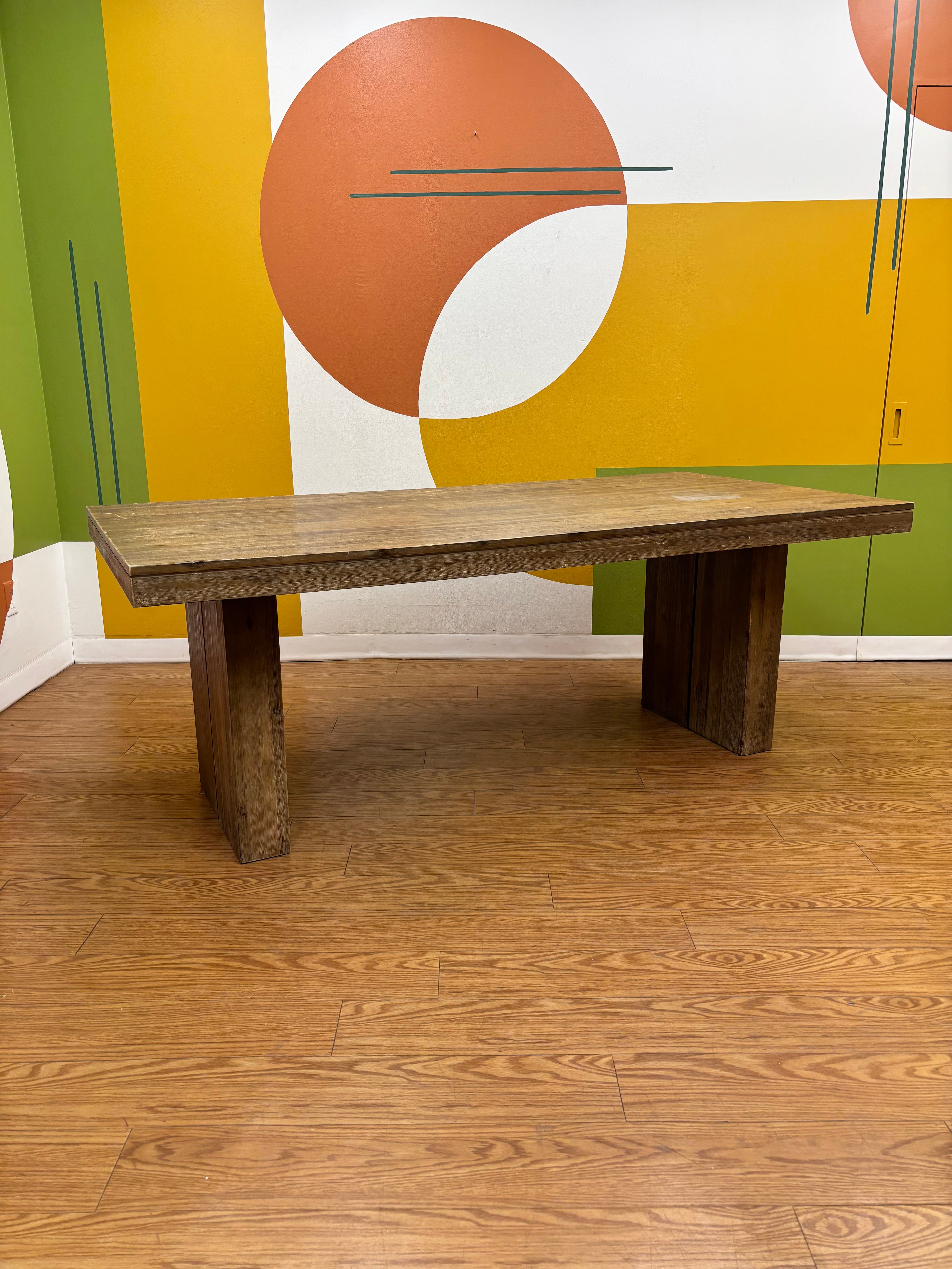 Large Wood Dining Table