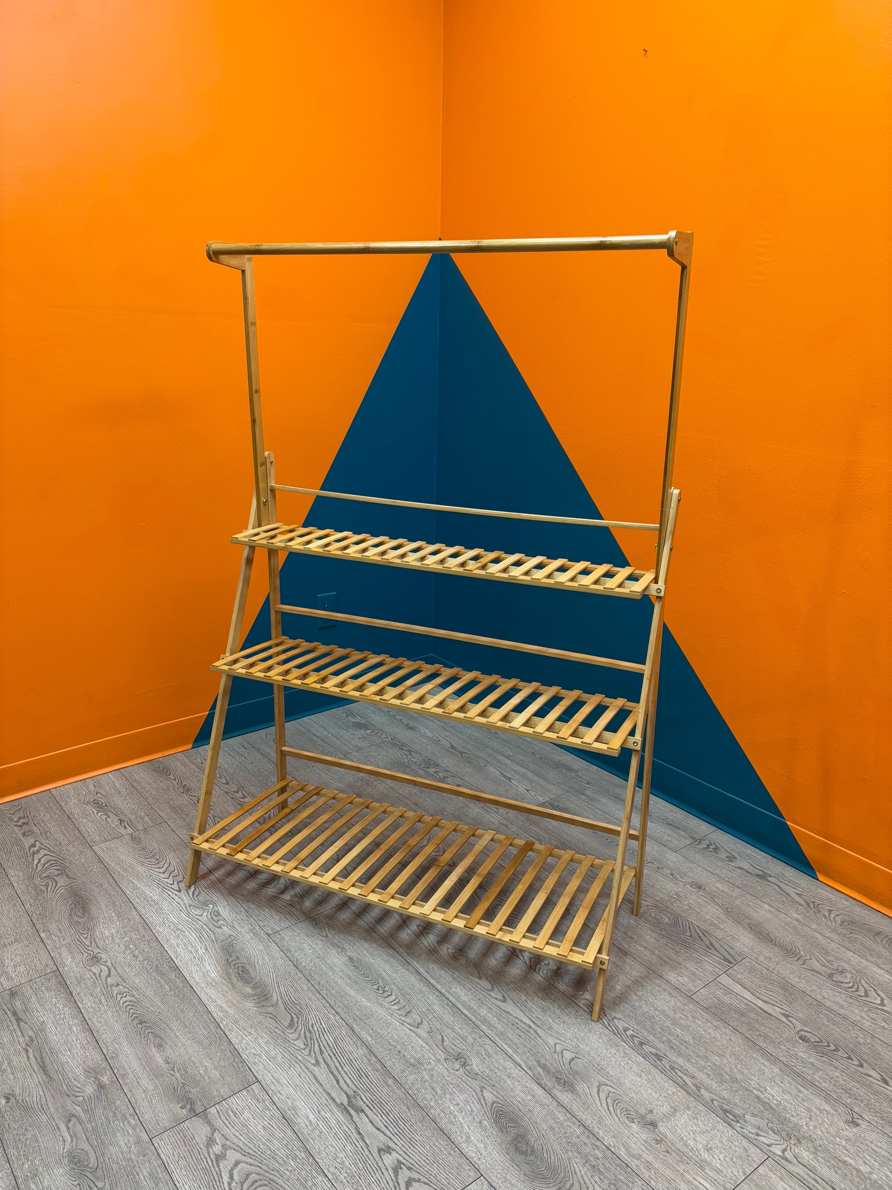 3 Tier Wooden Plant Shelf (2 available)