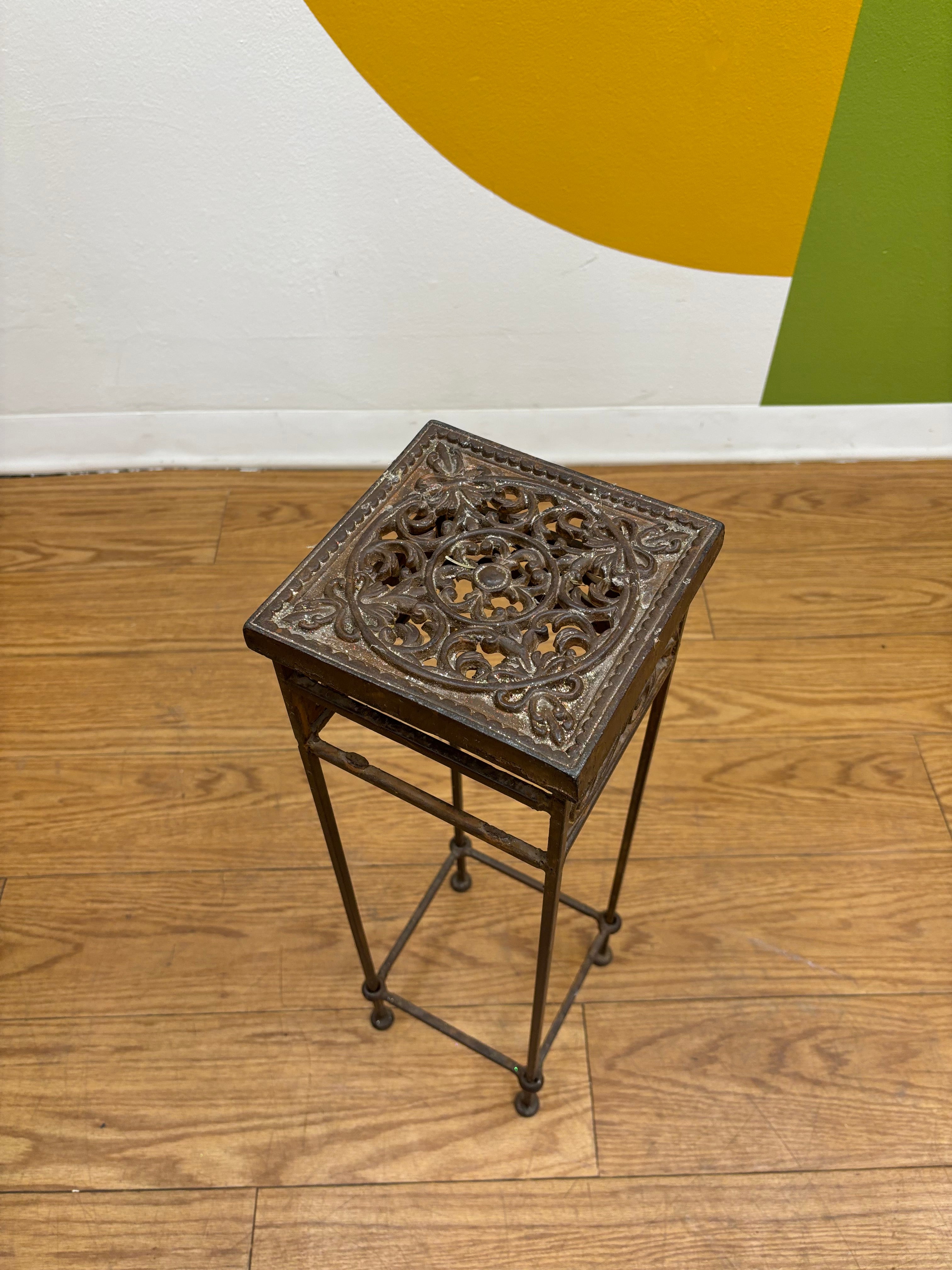 Gold Metal Plant Stand