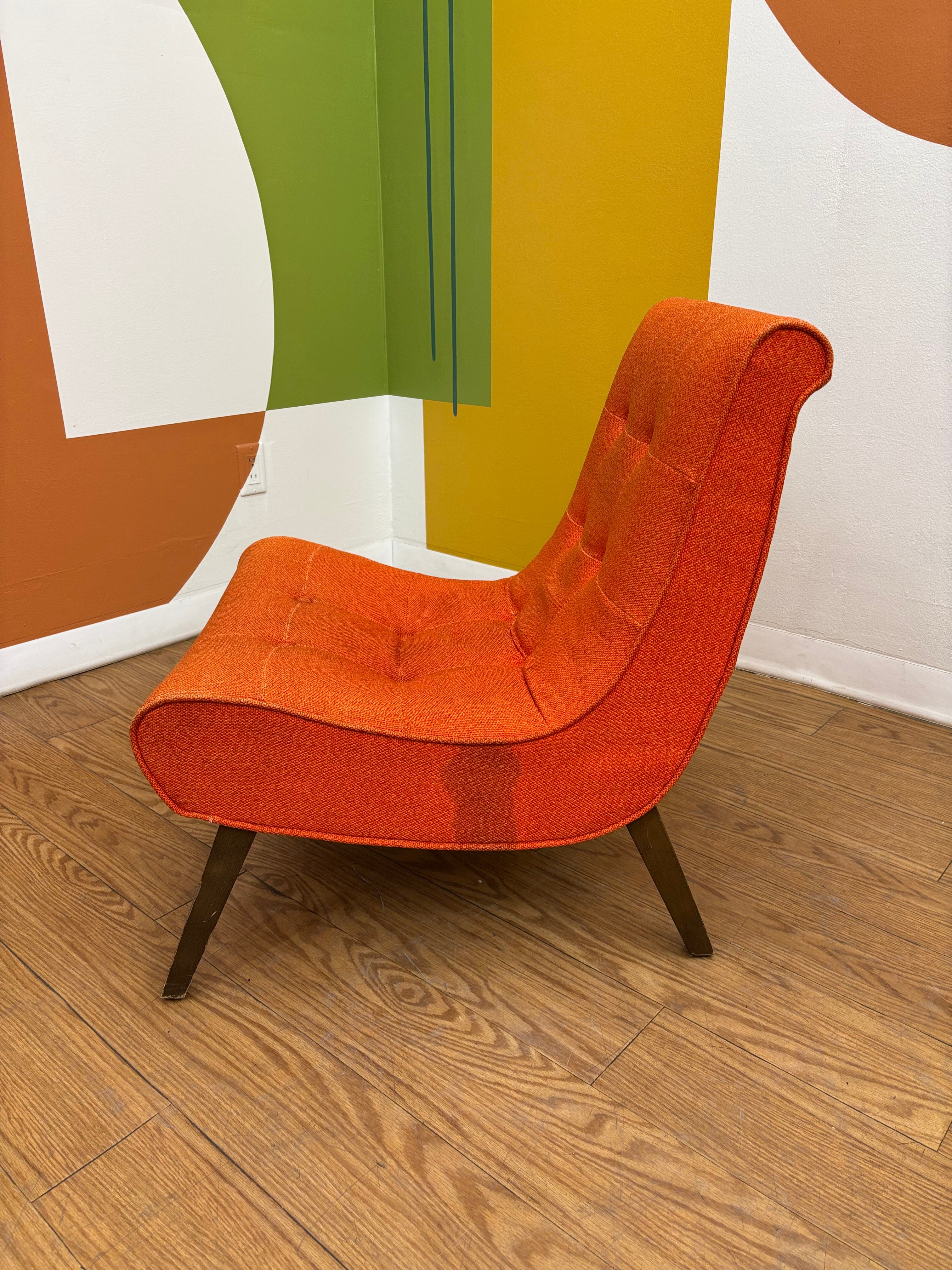 Orange Accent Chair