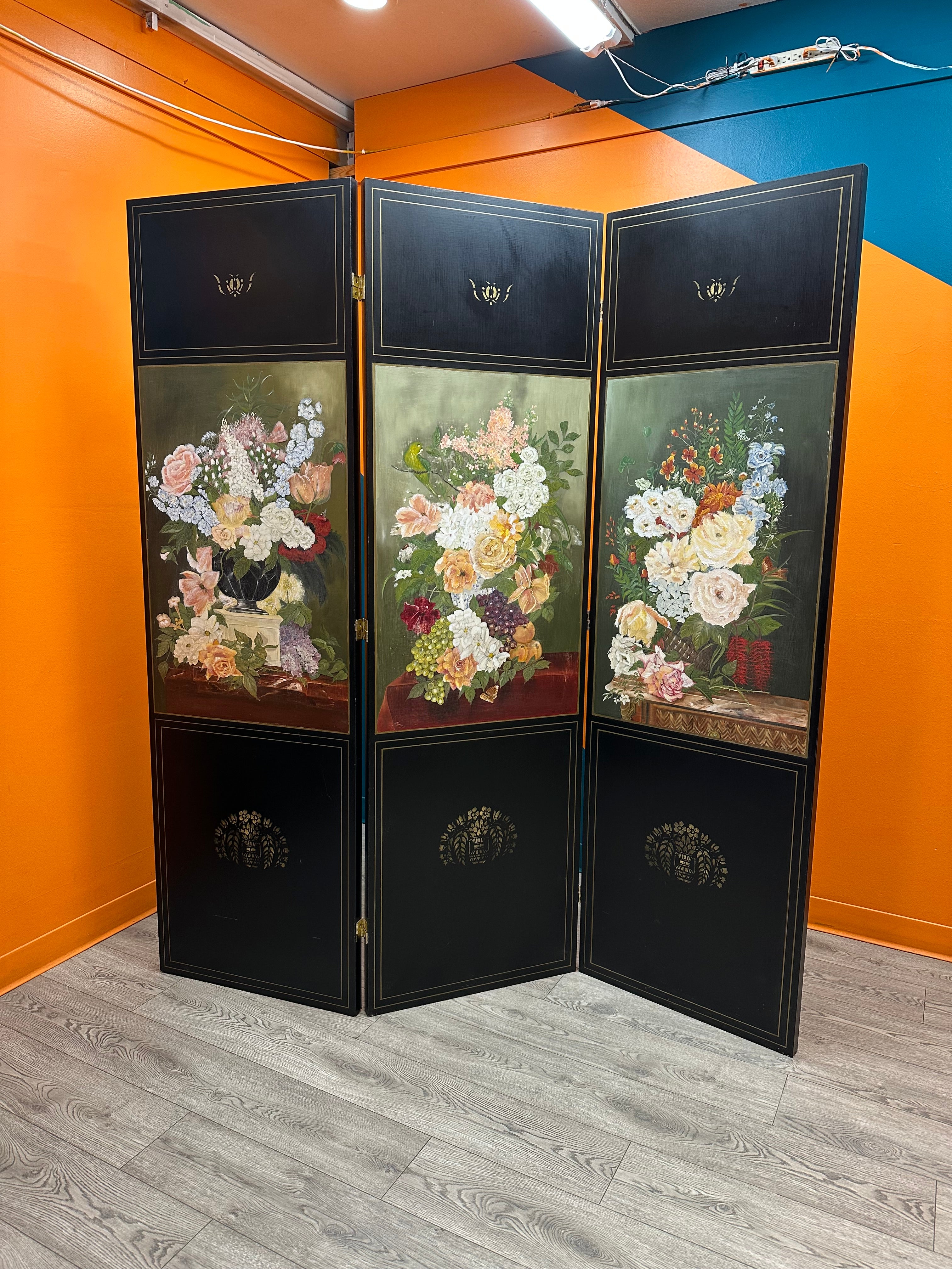 Large 3 Panel Room Divider