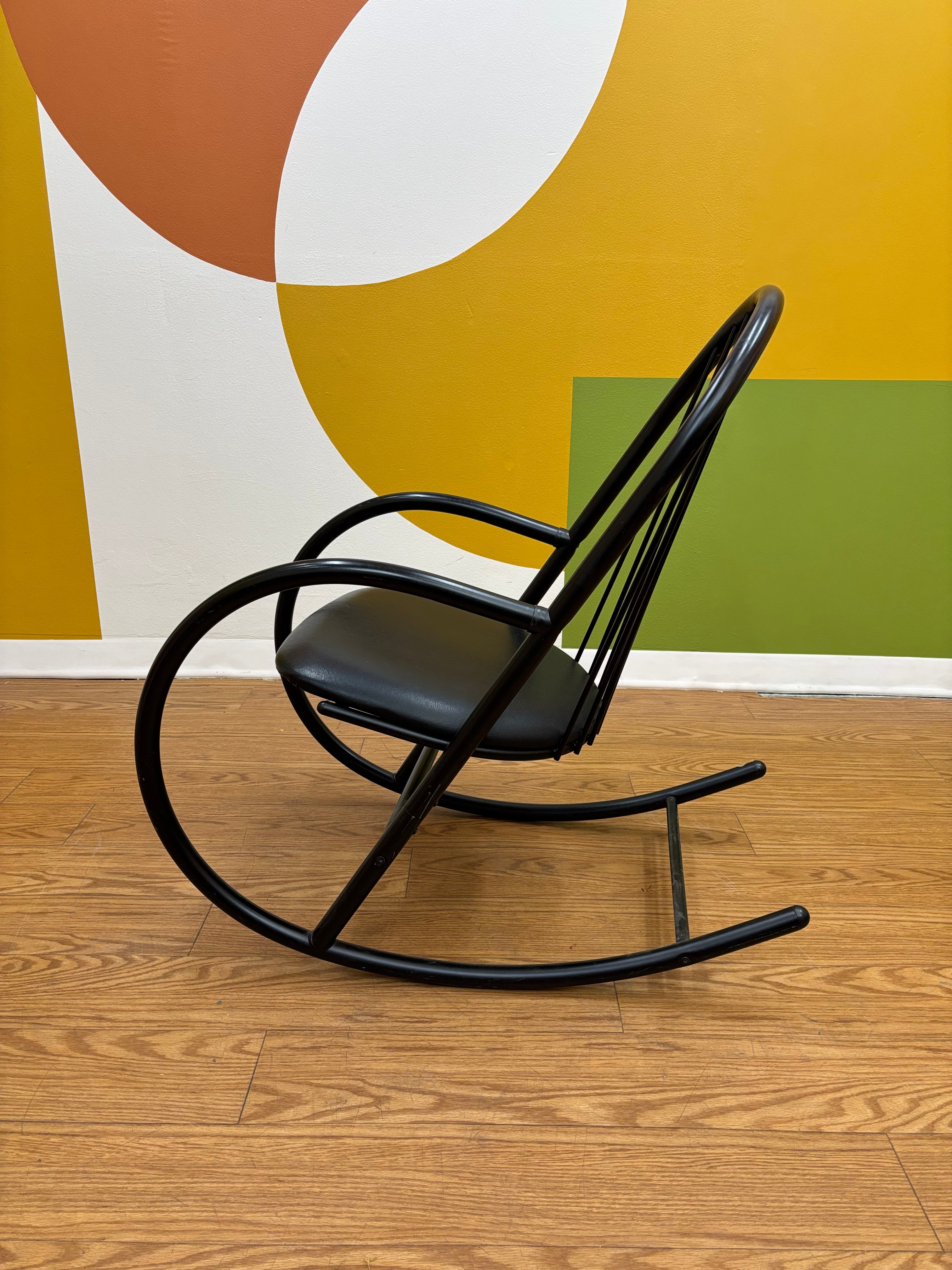 Black Amisco Rocking Chair