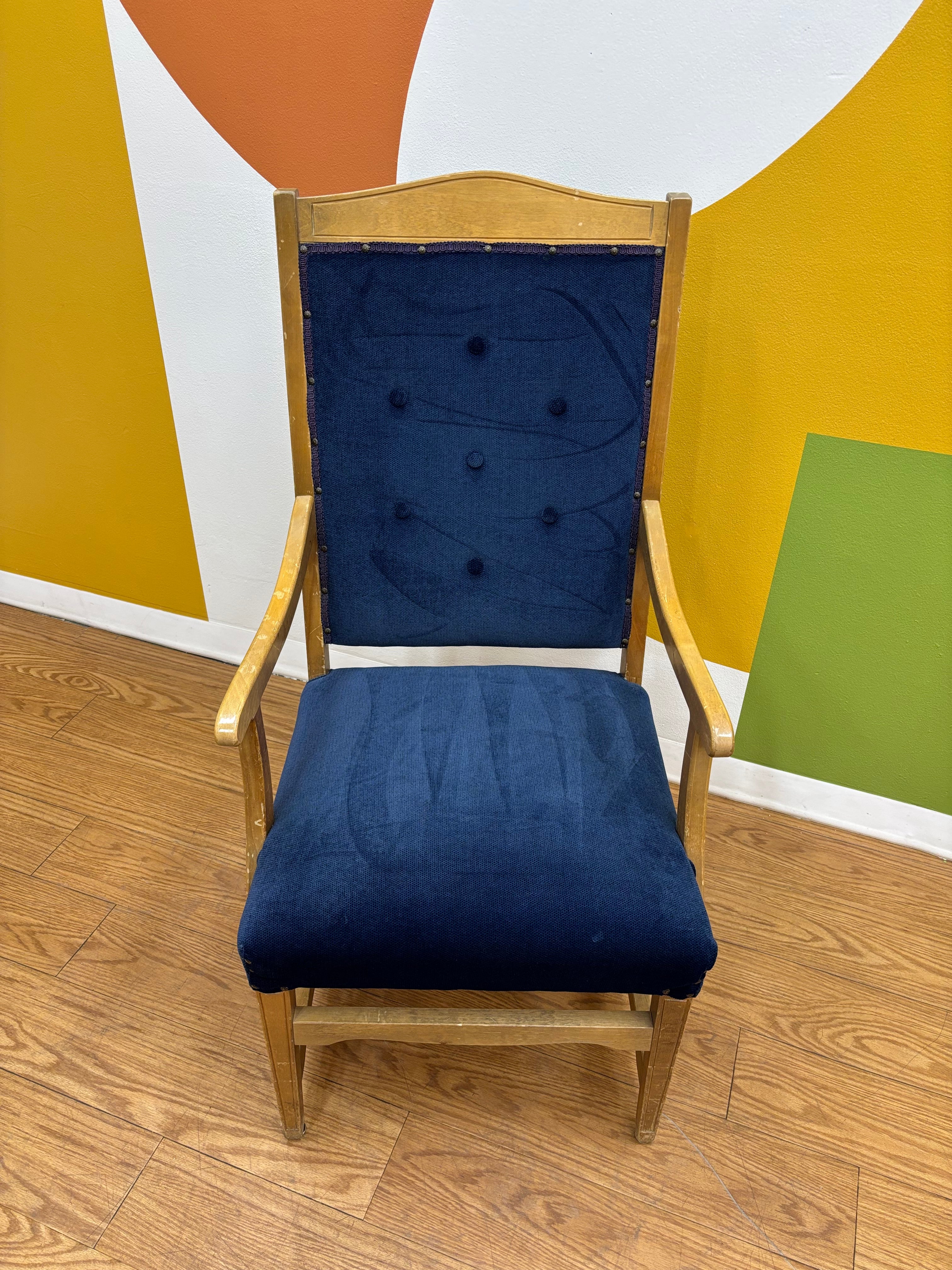 Blue Dining Chair (4 available)