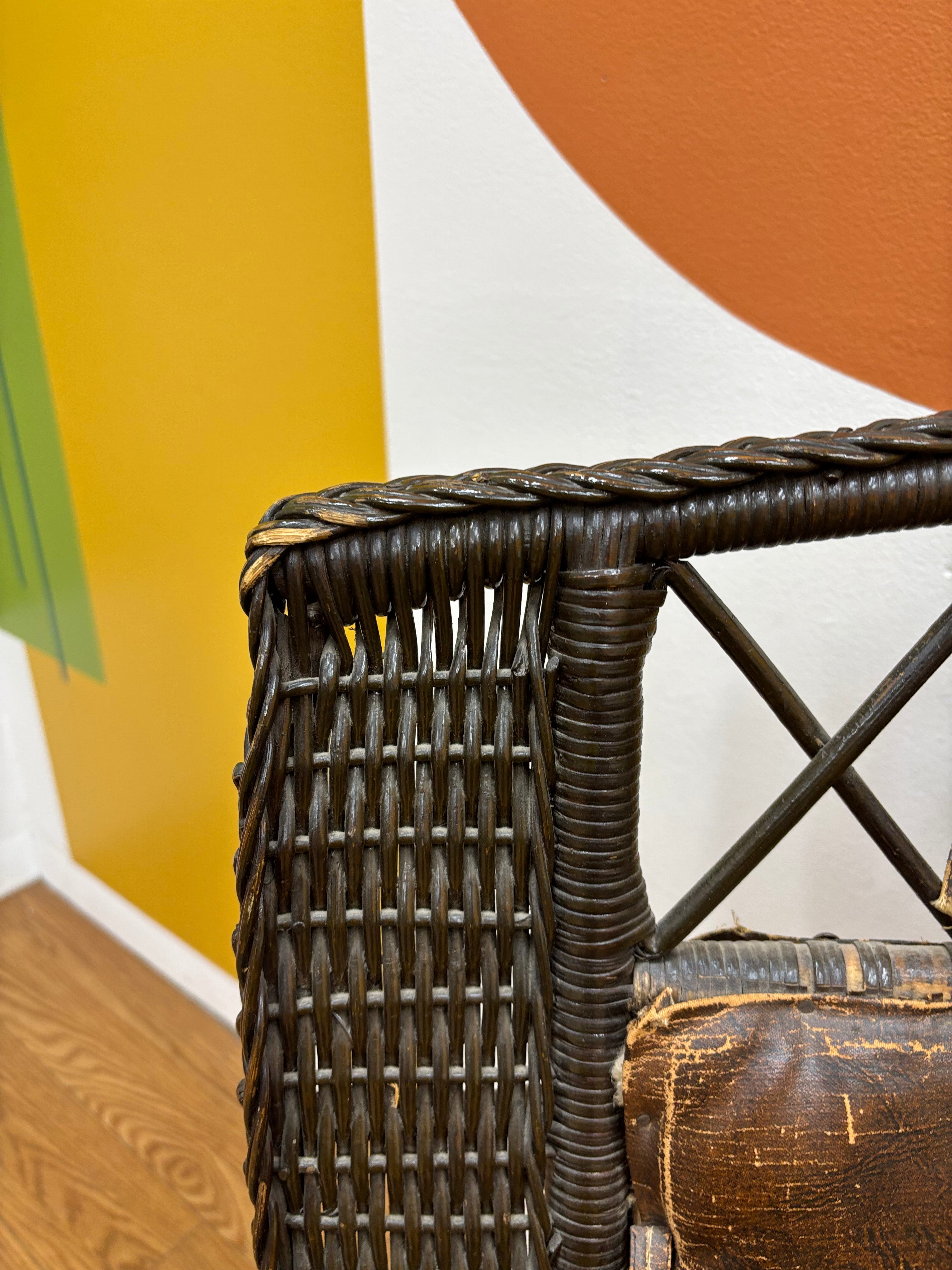 Dark Brown Armchair