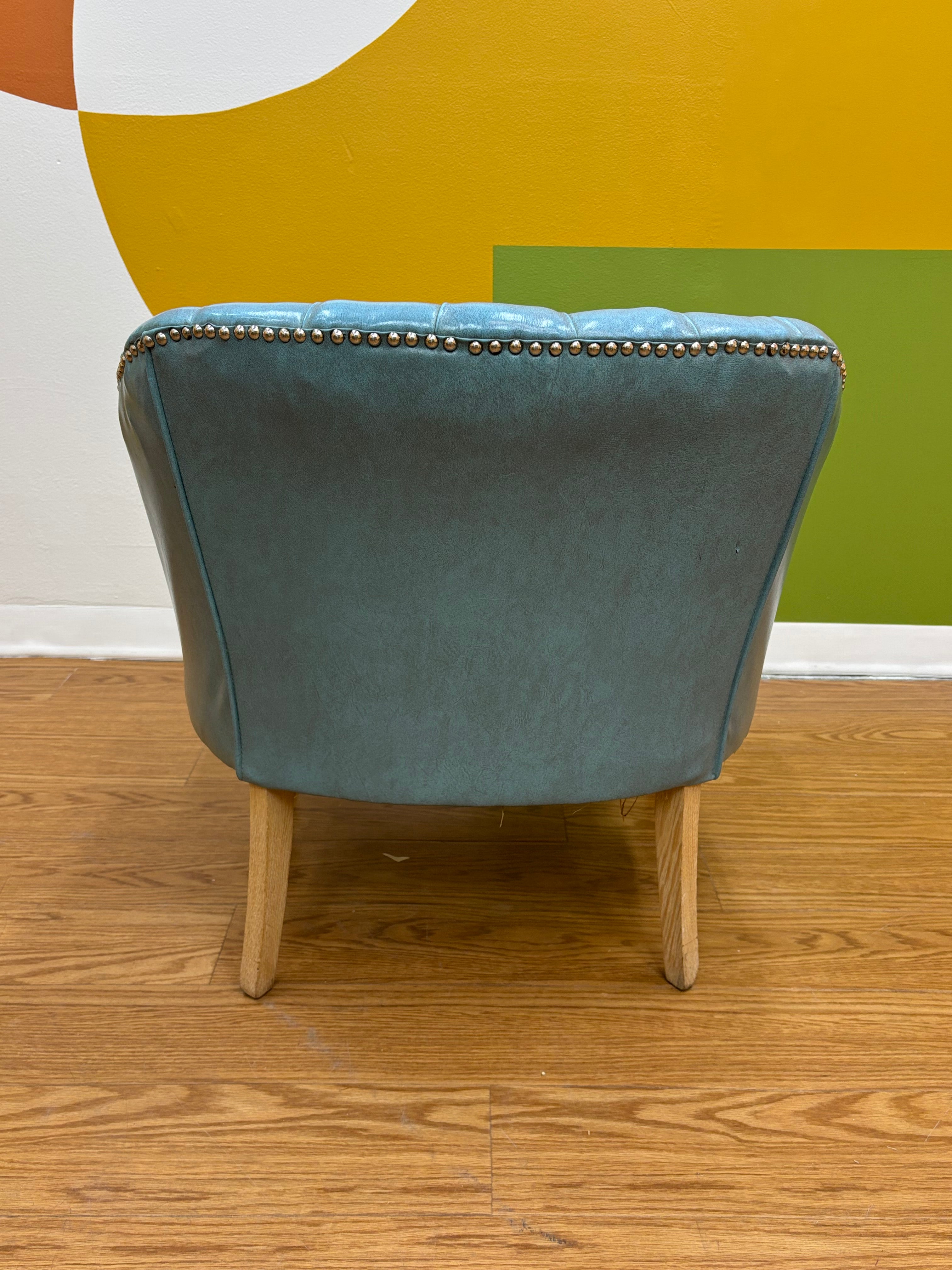 Blue Accent Armchair