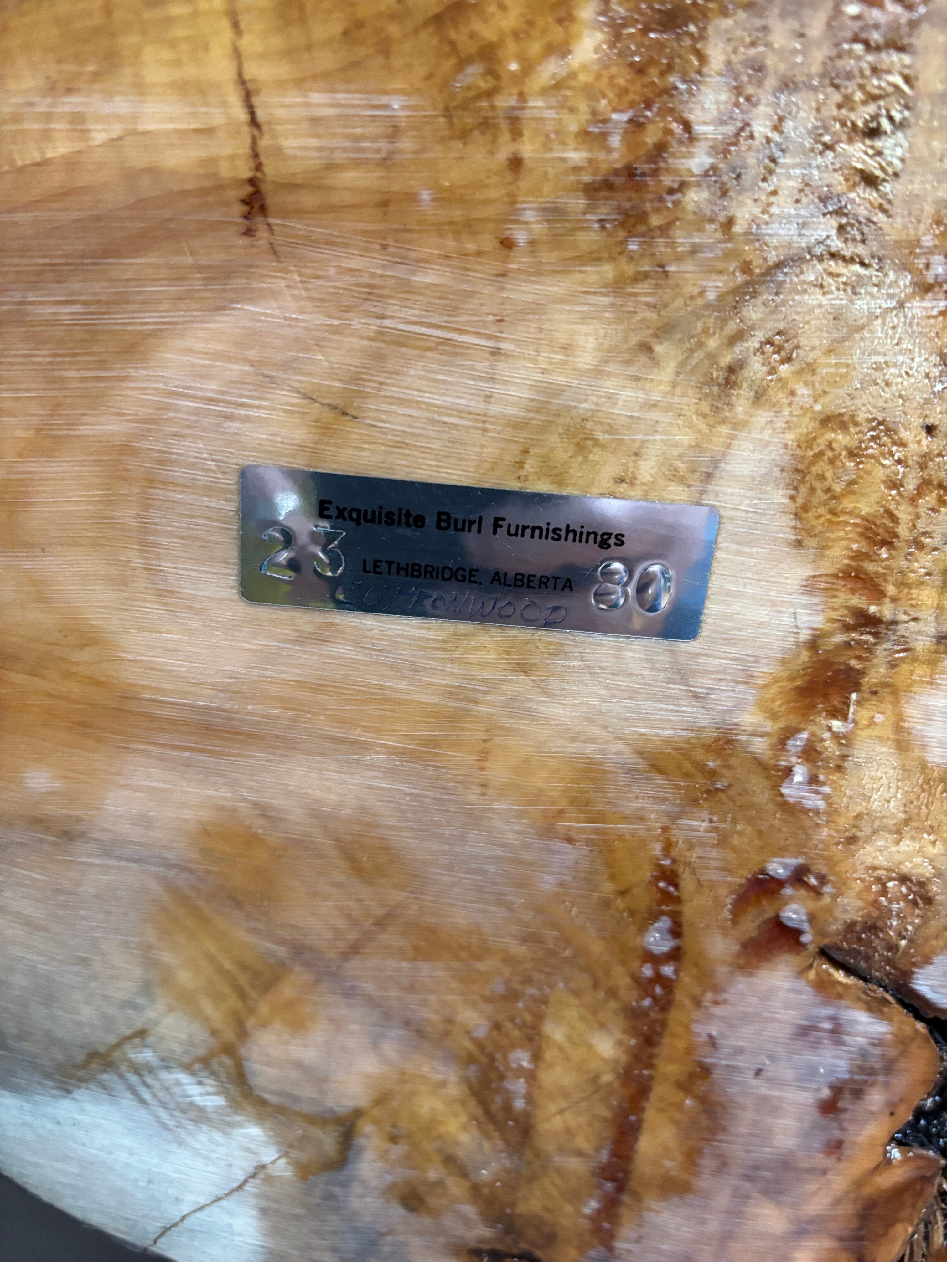 Live Edge Wood Wall Clock