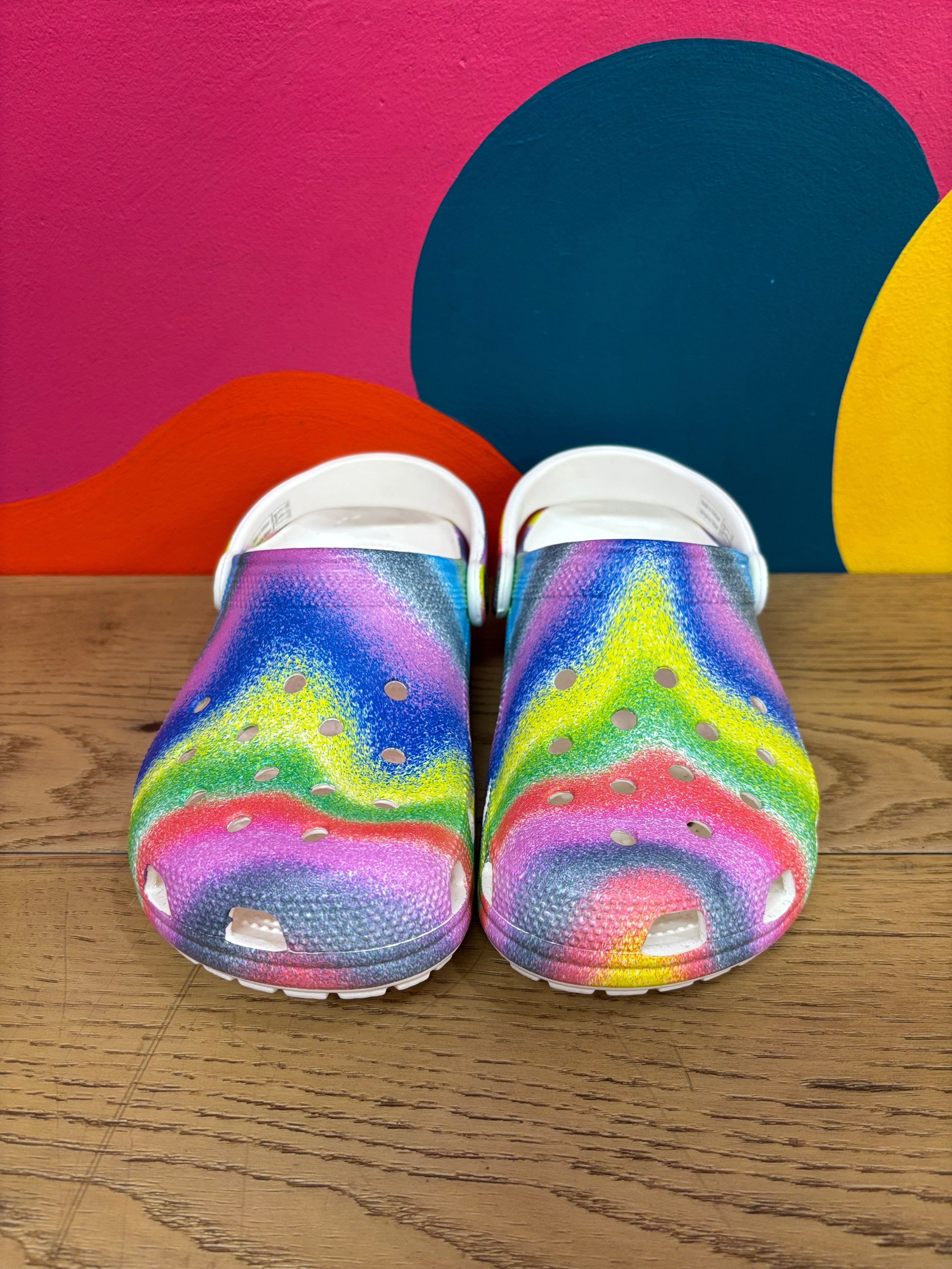 Spray Dye Clog Crocs (M6/W8)