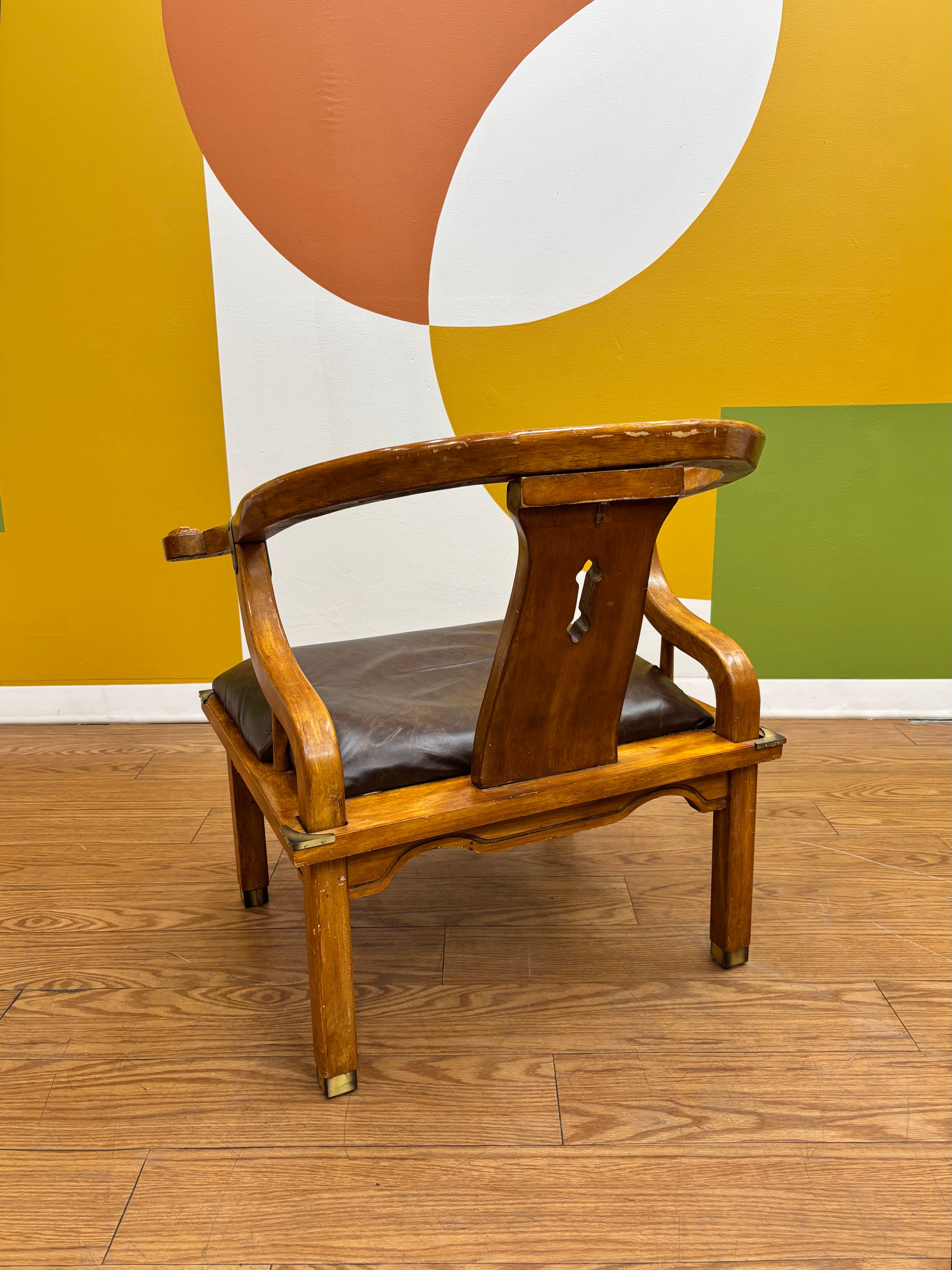 James Mont Style Wood Chair