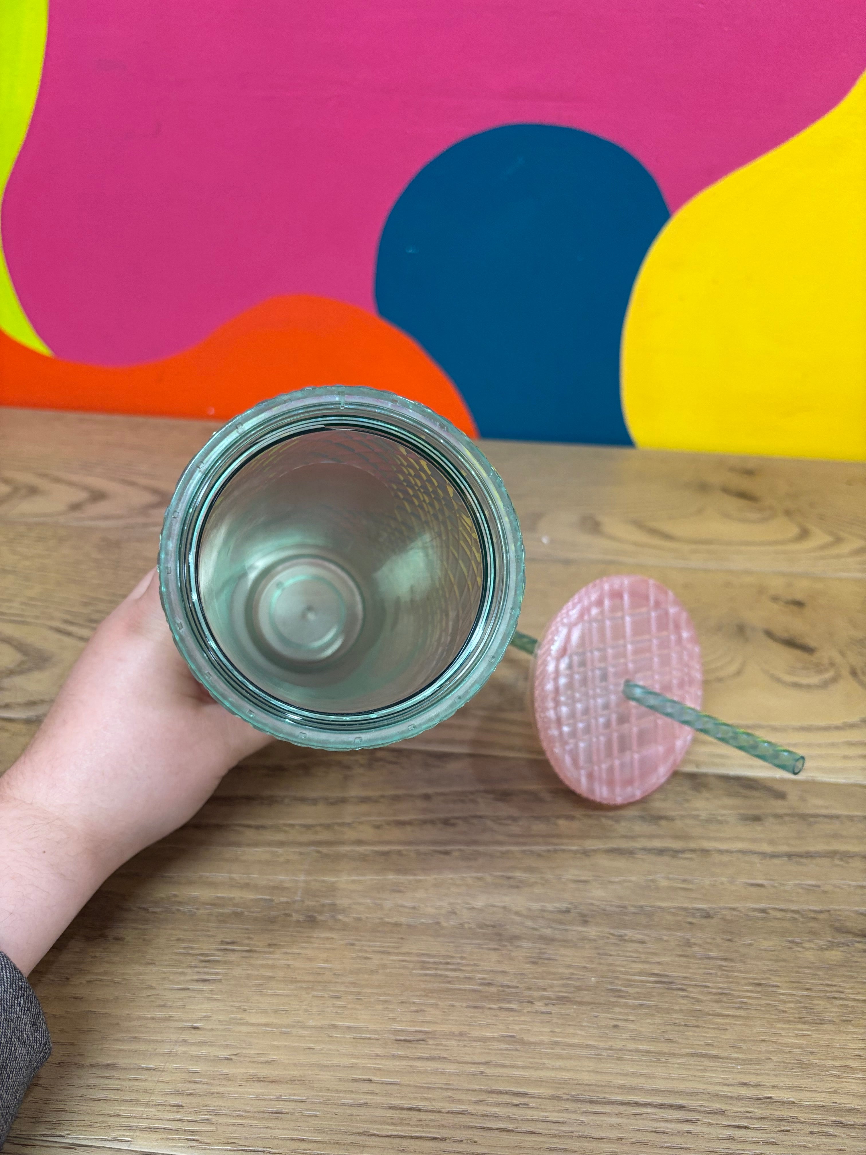 Starbucks Spring Pink Pearl 24oz Tumblr