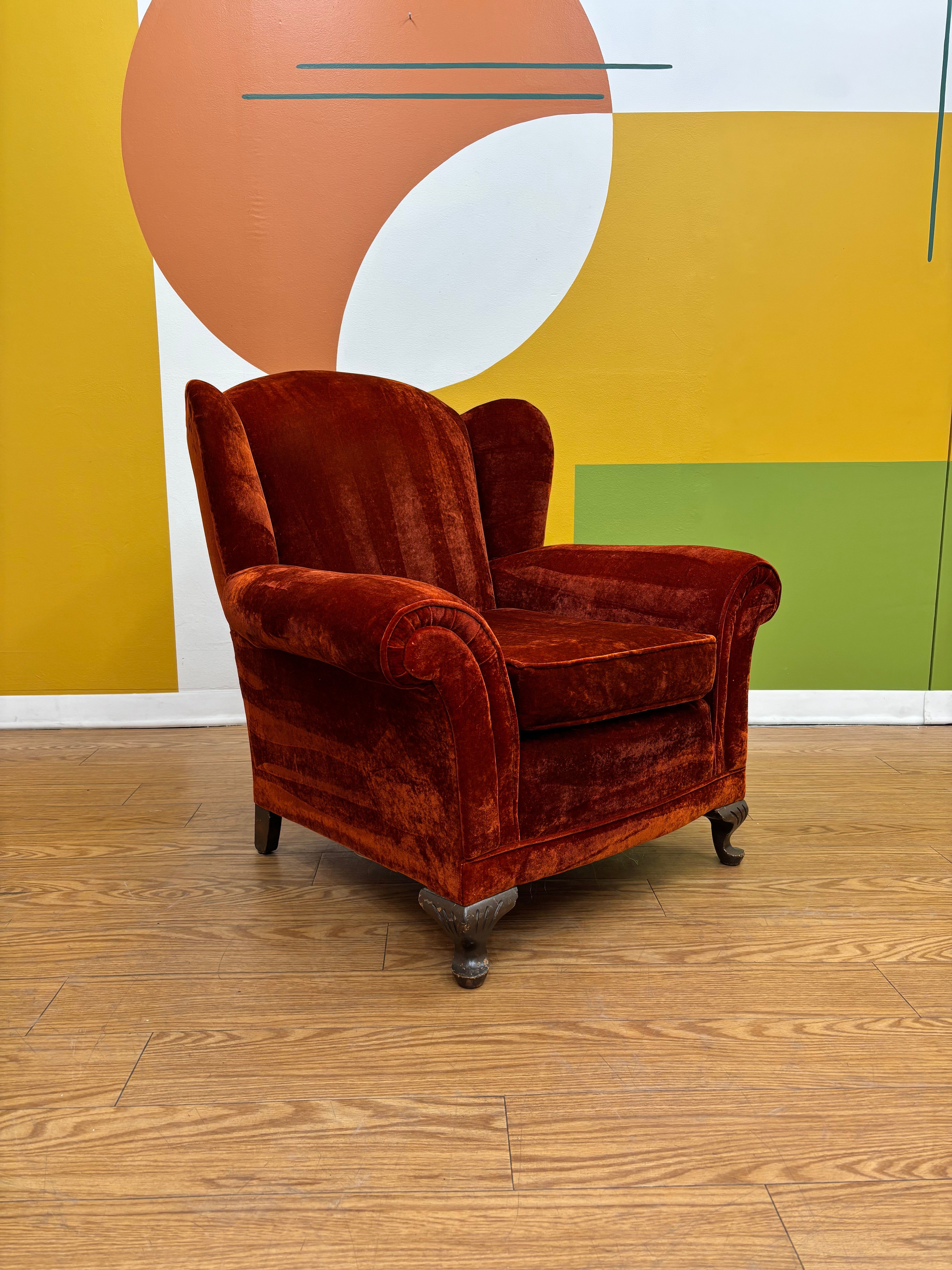 Orange Armchair