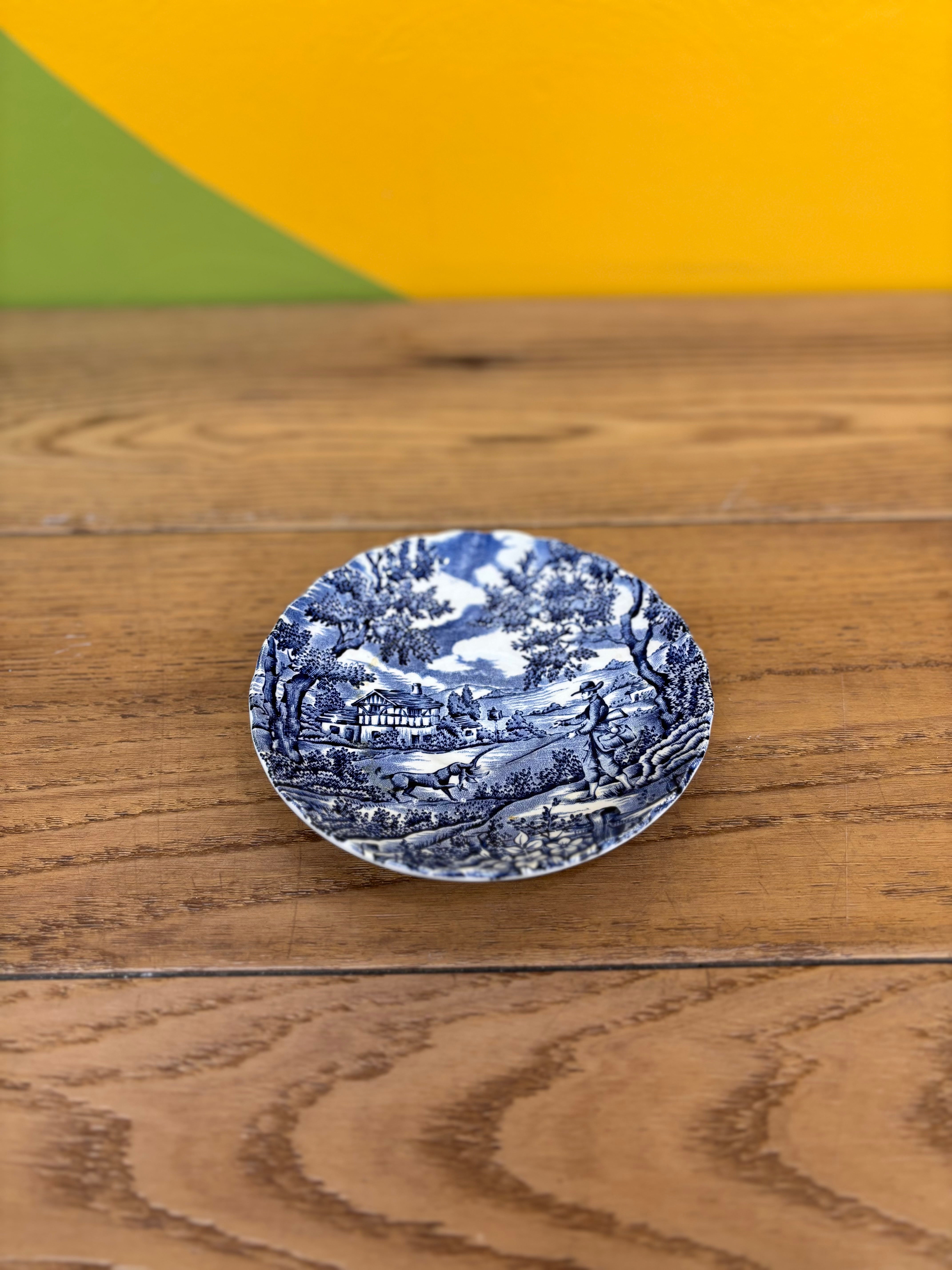 Blue and White Saucer (2)