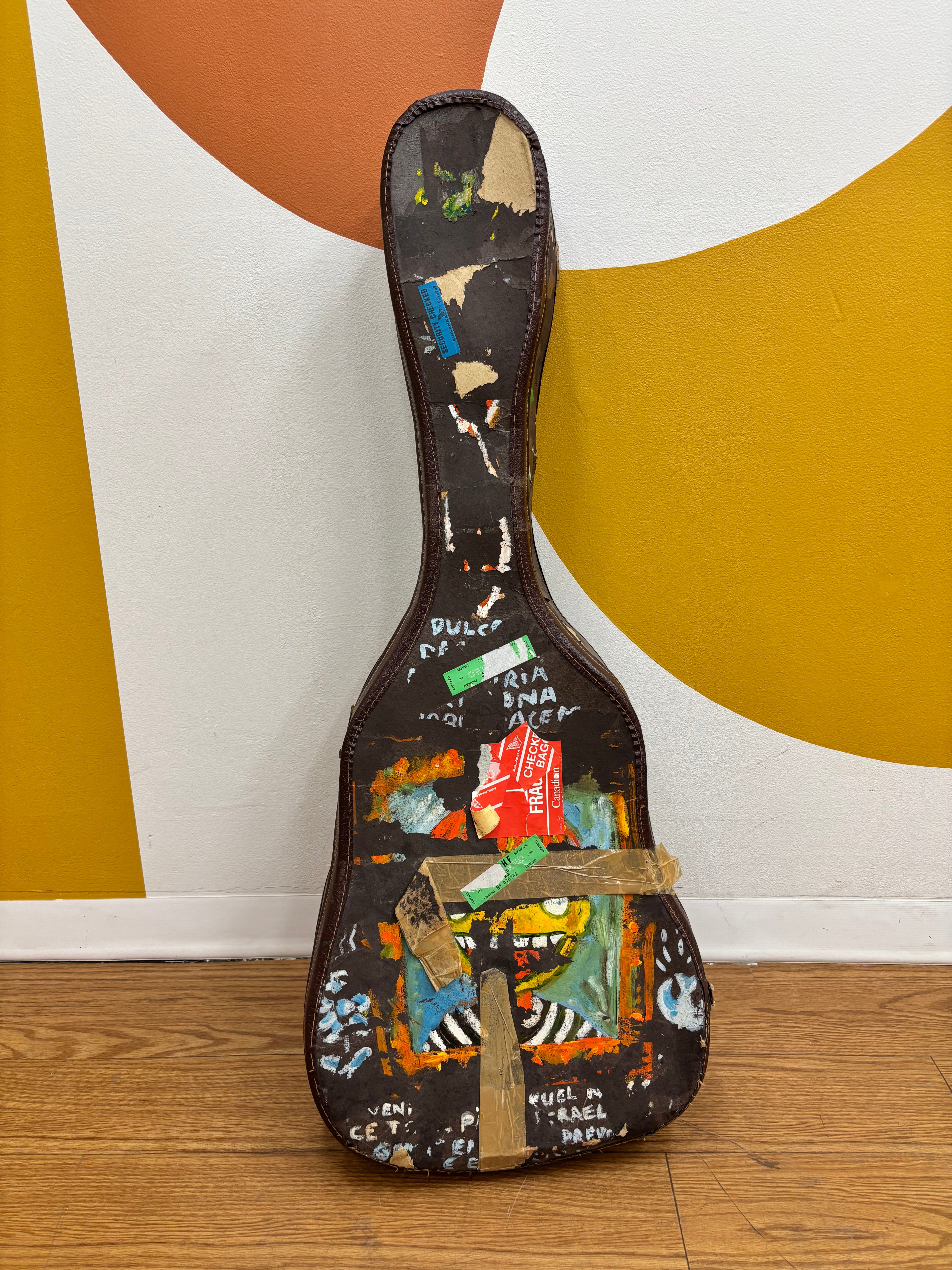 Hand-Painted Anjo Acoustic Guitar