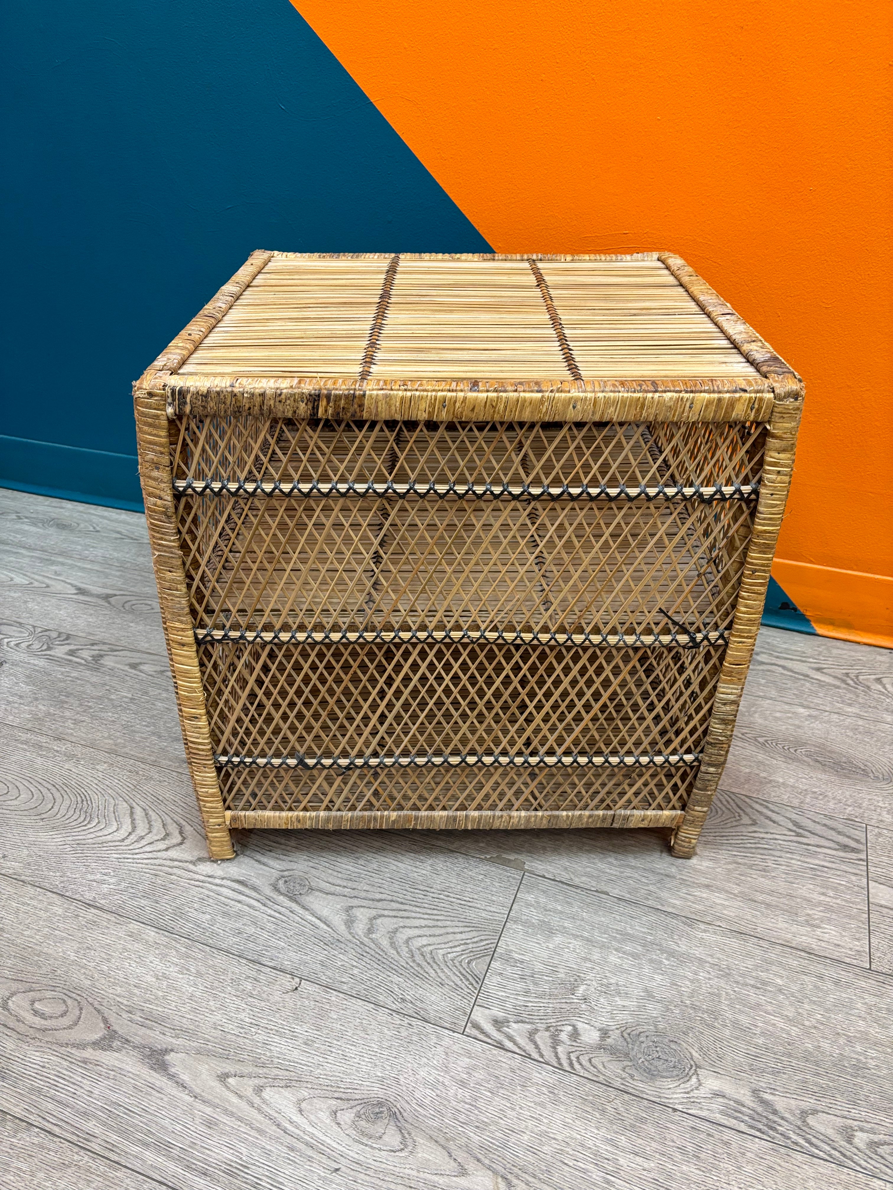 Wicker Nightstand