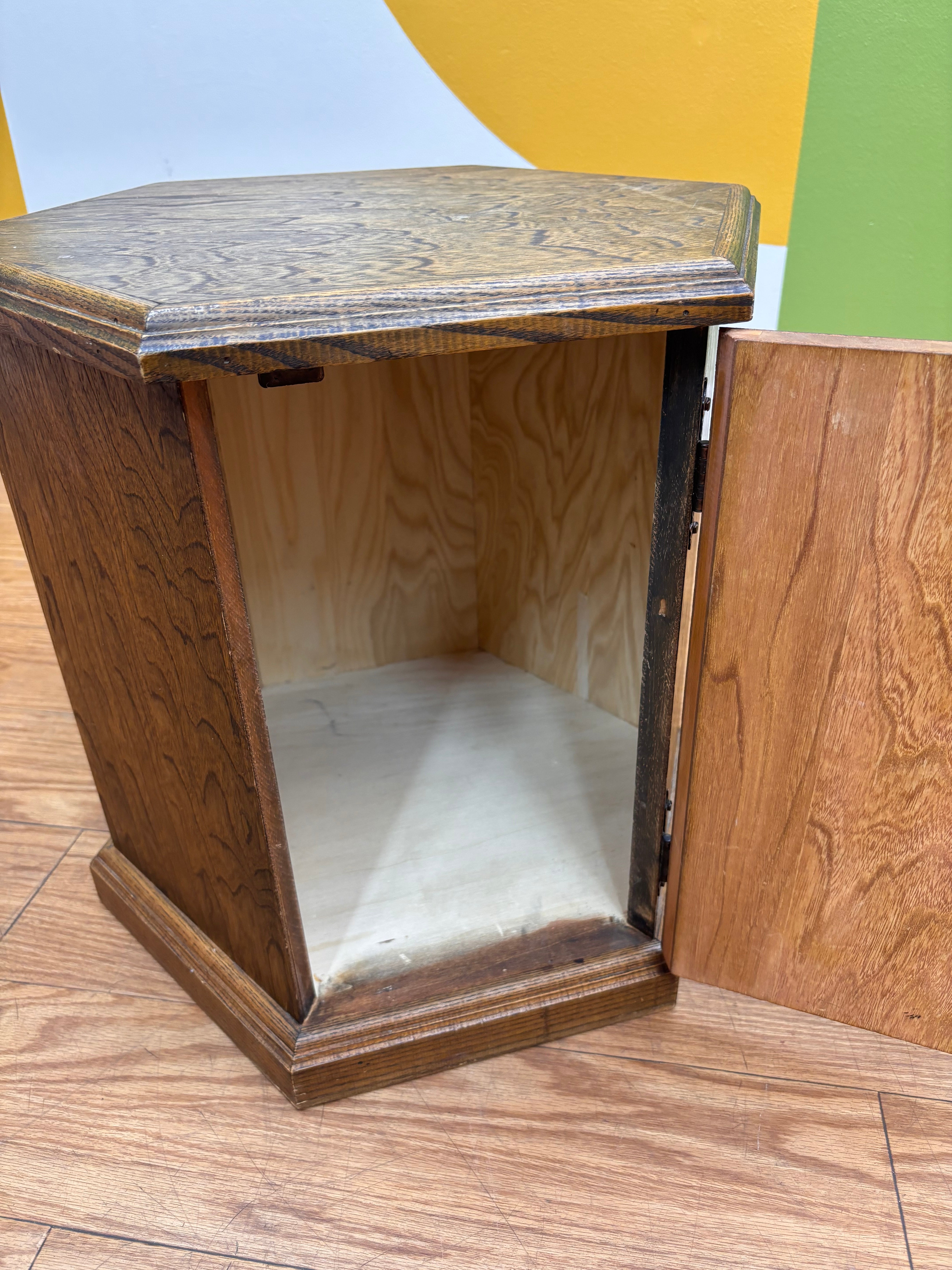 Hexagon End Table #1