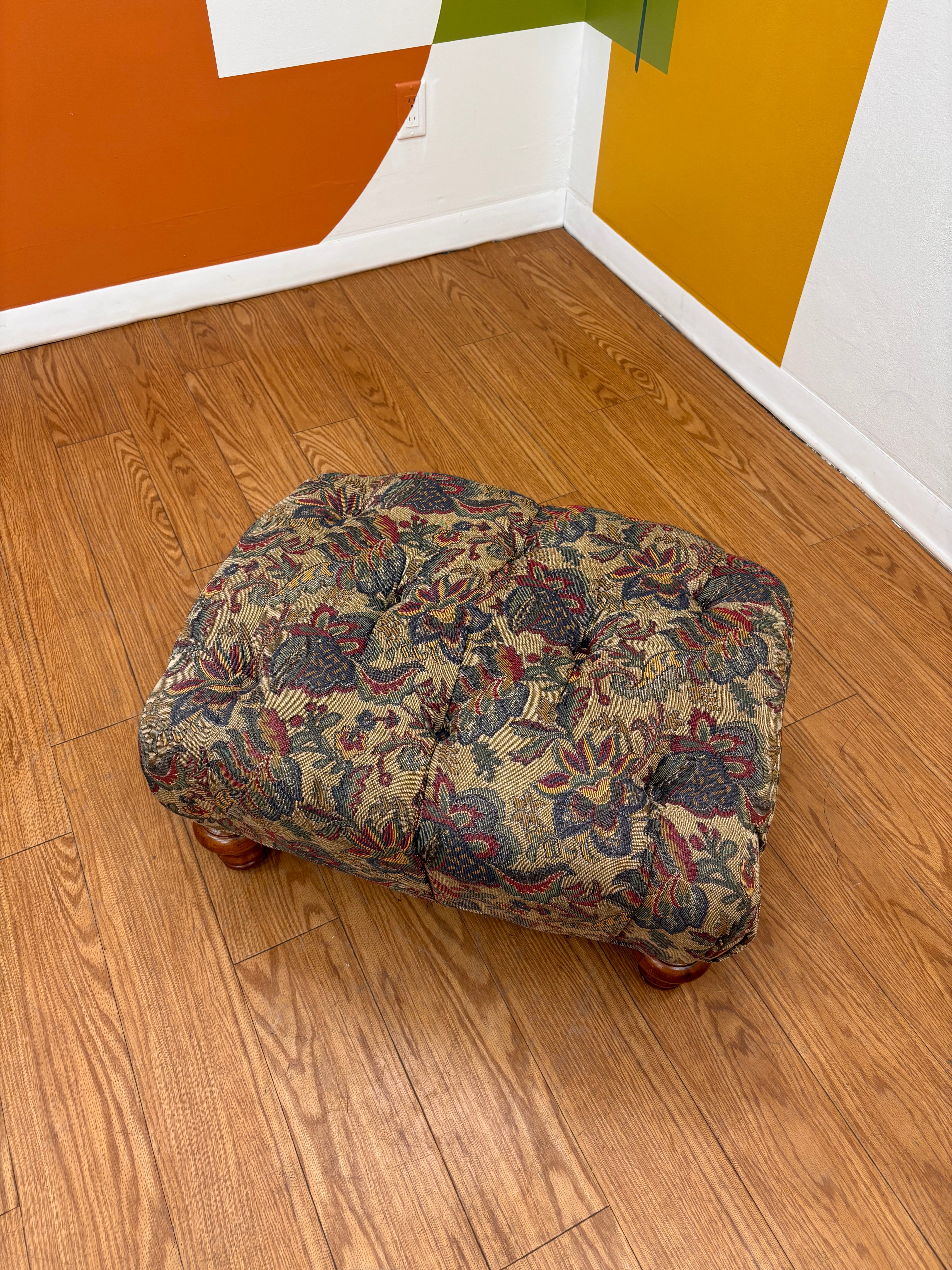 Floral Ottoman