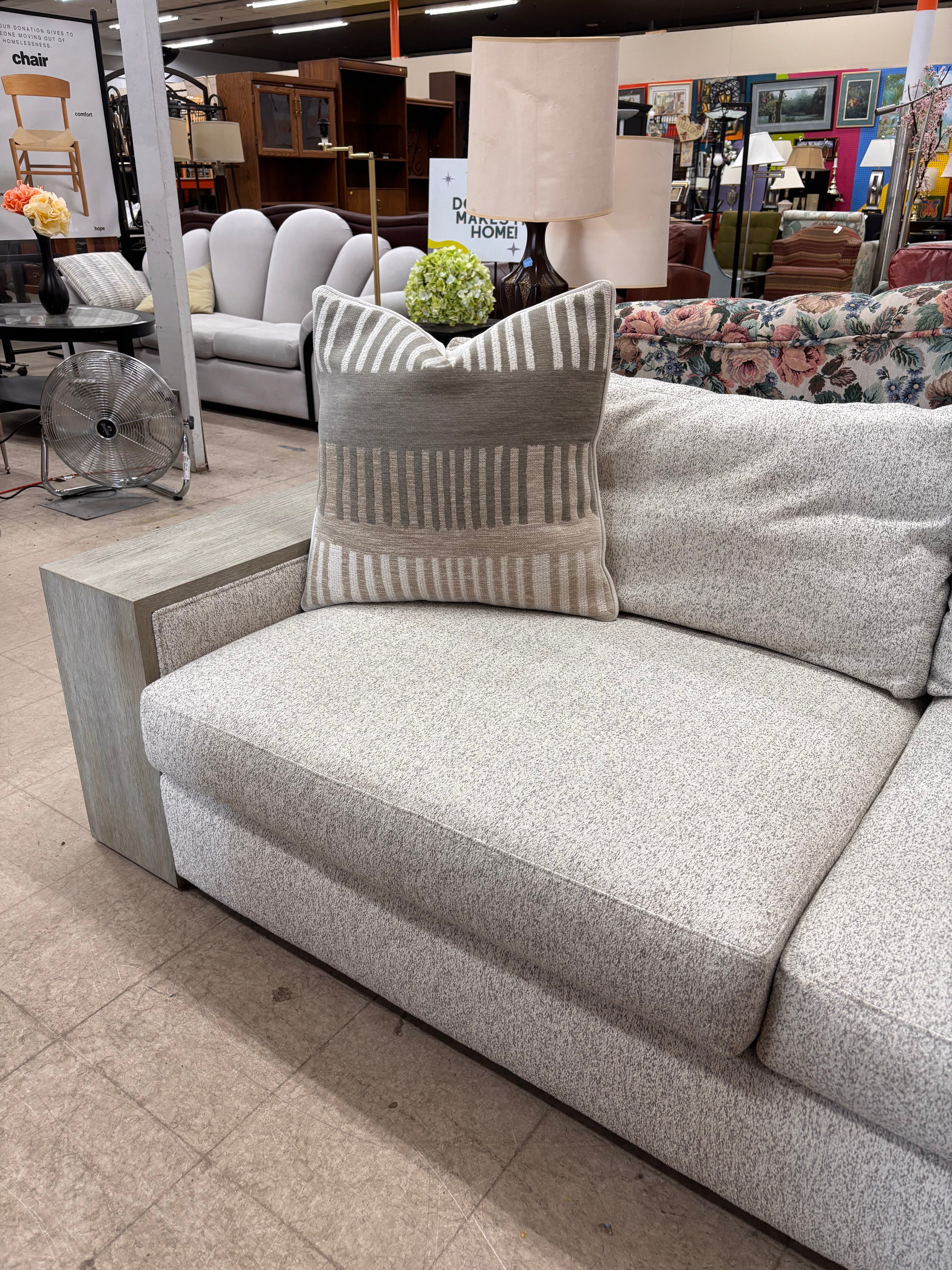 Grey Fabric Sofa #1