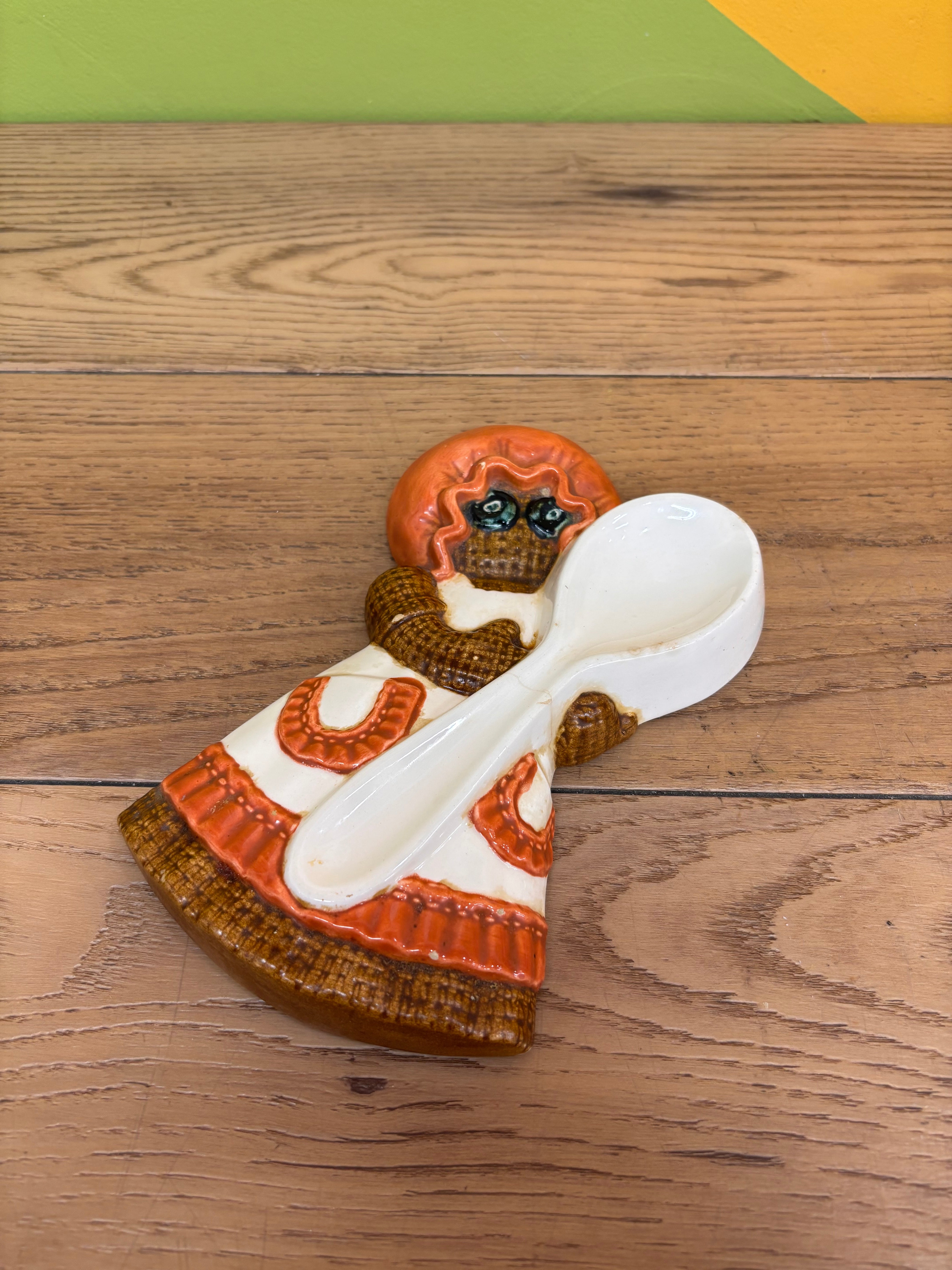Ceramic Burlap Doll Kitchen Set