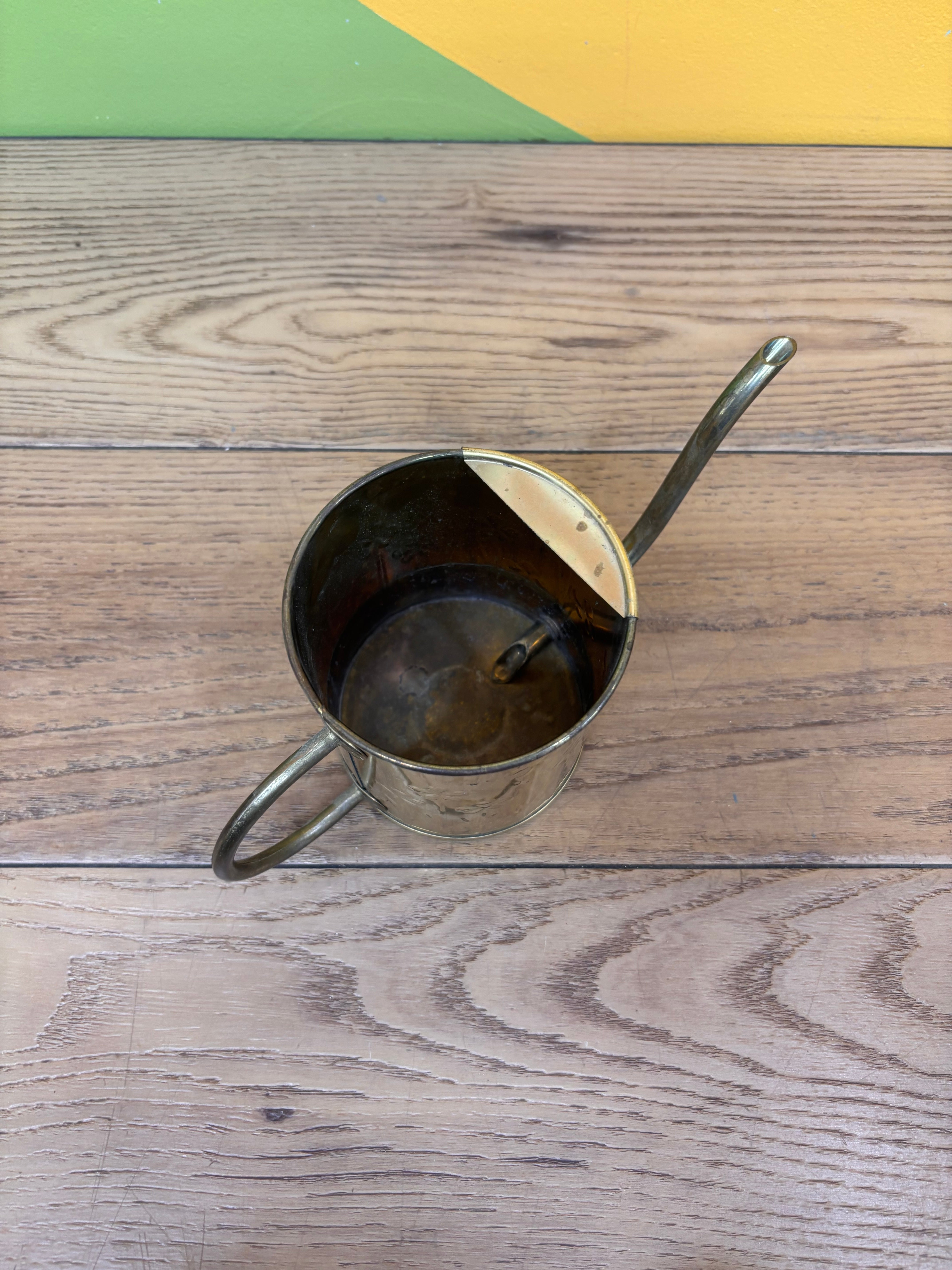 Gold Metal Watering Can