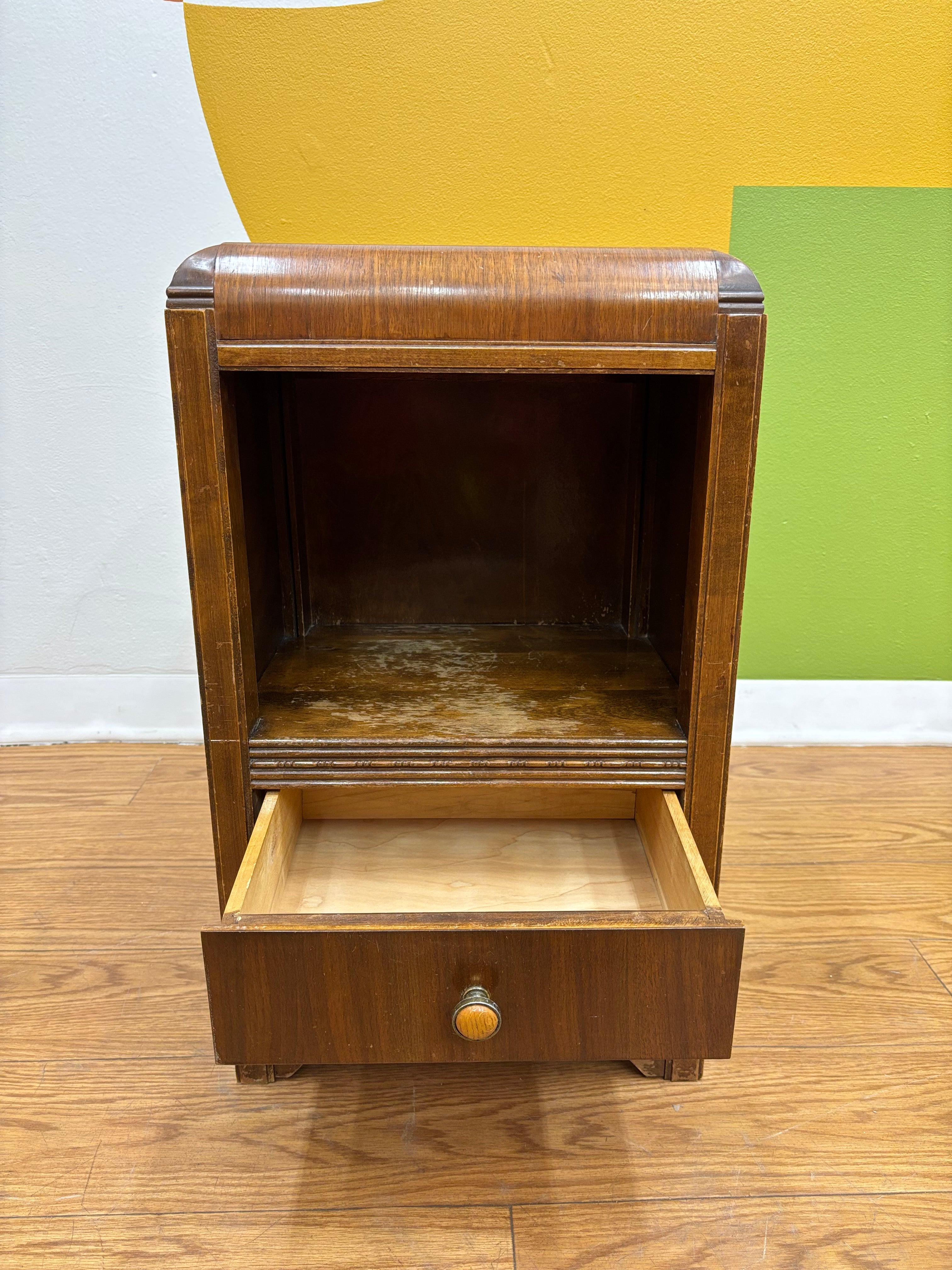 Wood Nightstand