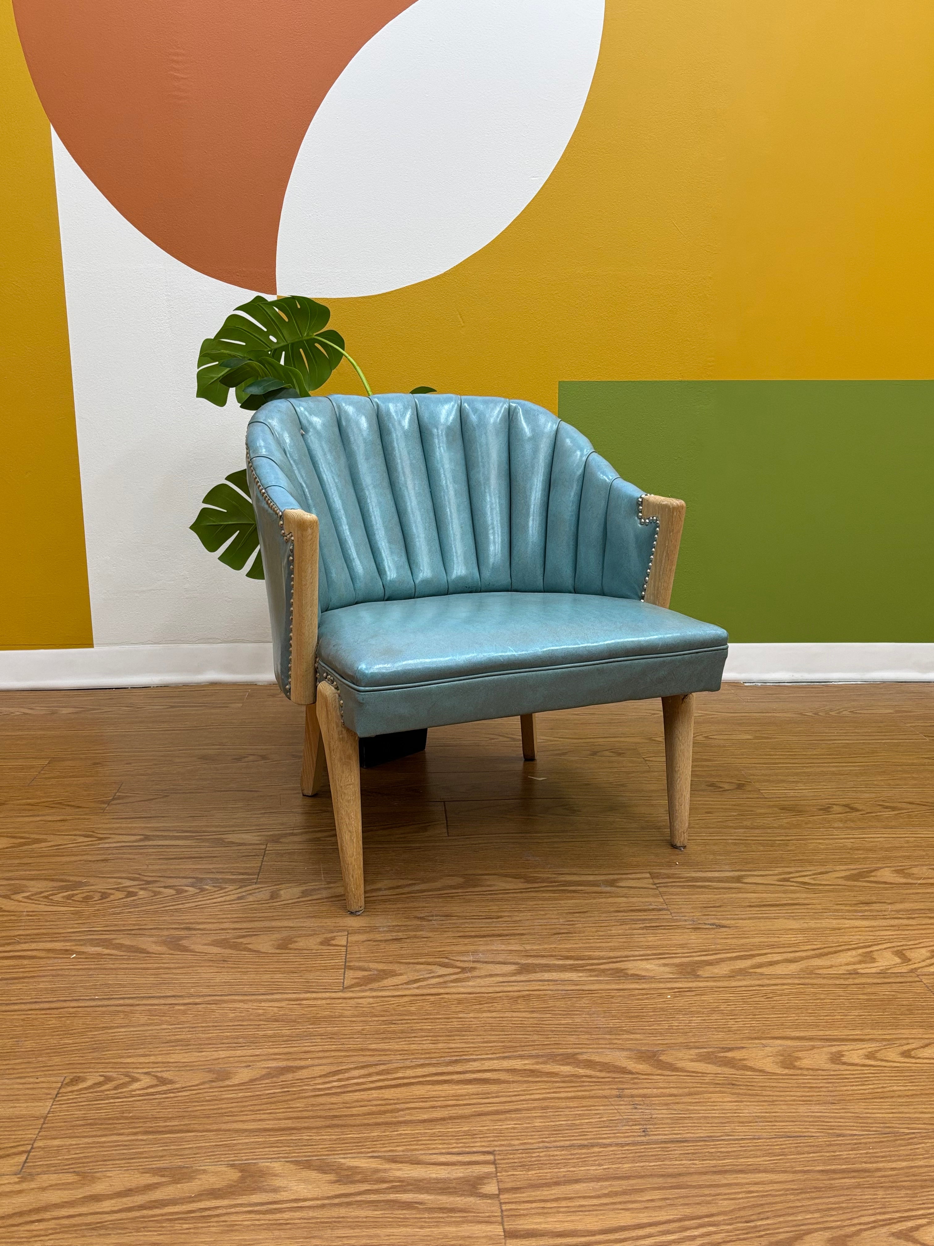 Blue Accent Armchair