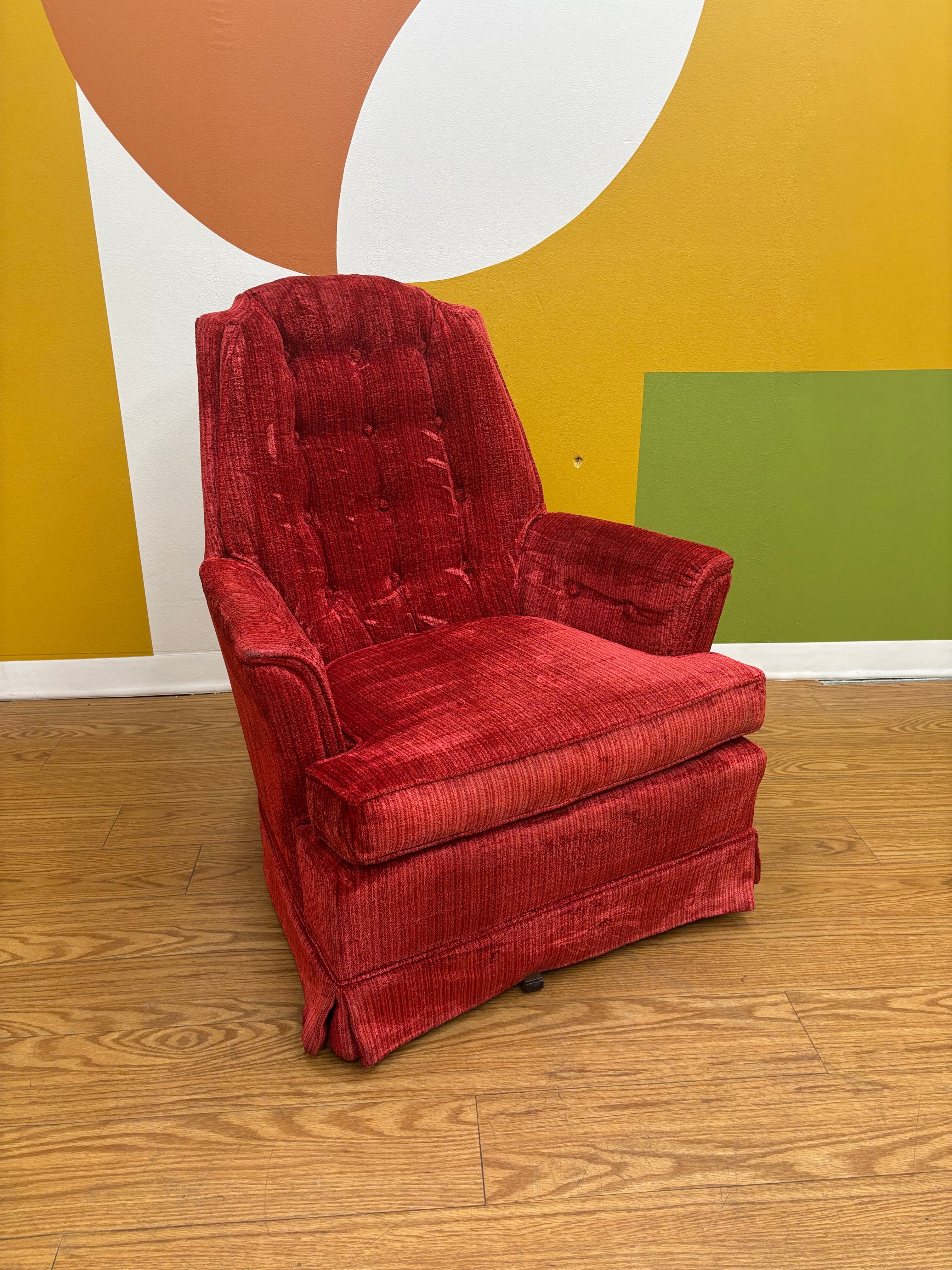 Red Accent Chair
