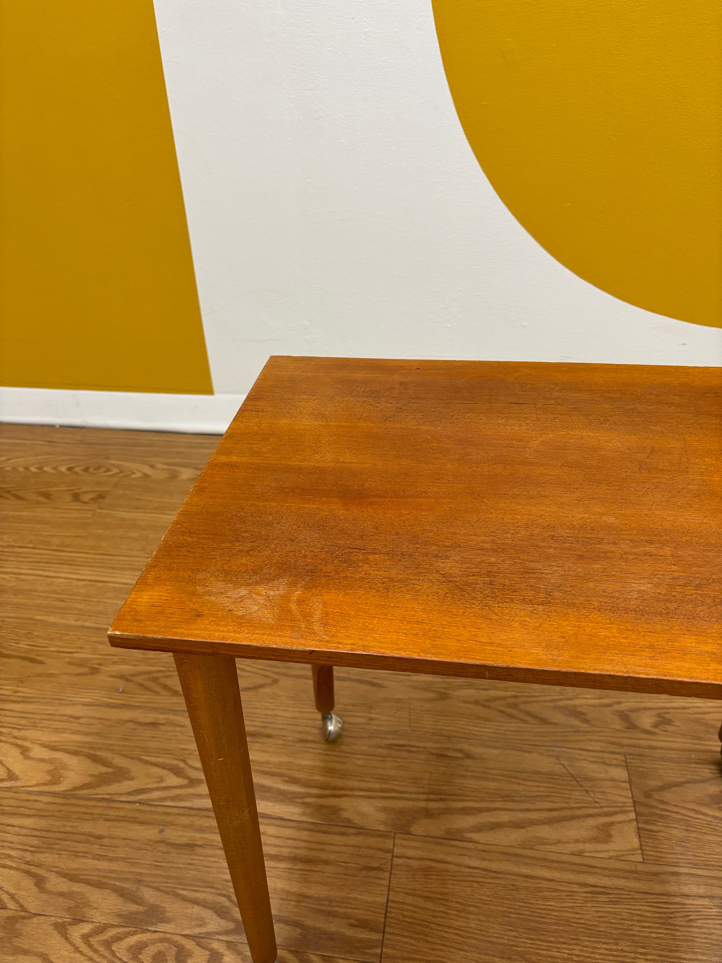 Rolling Side Table
