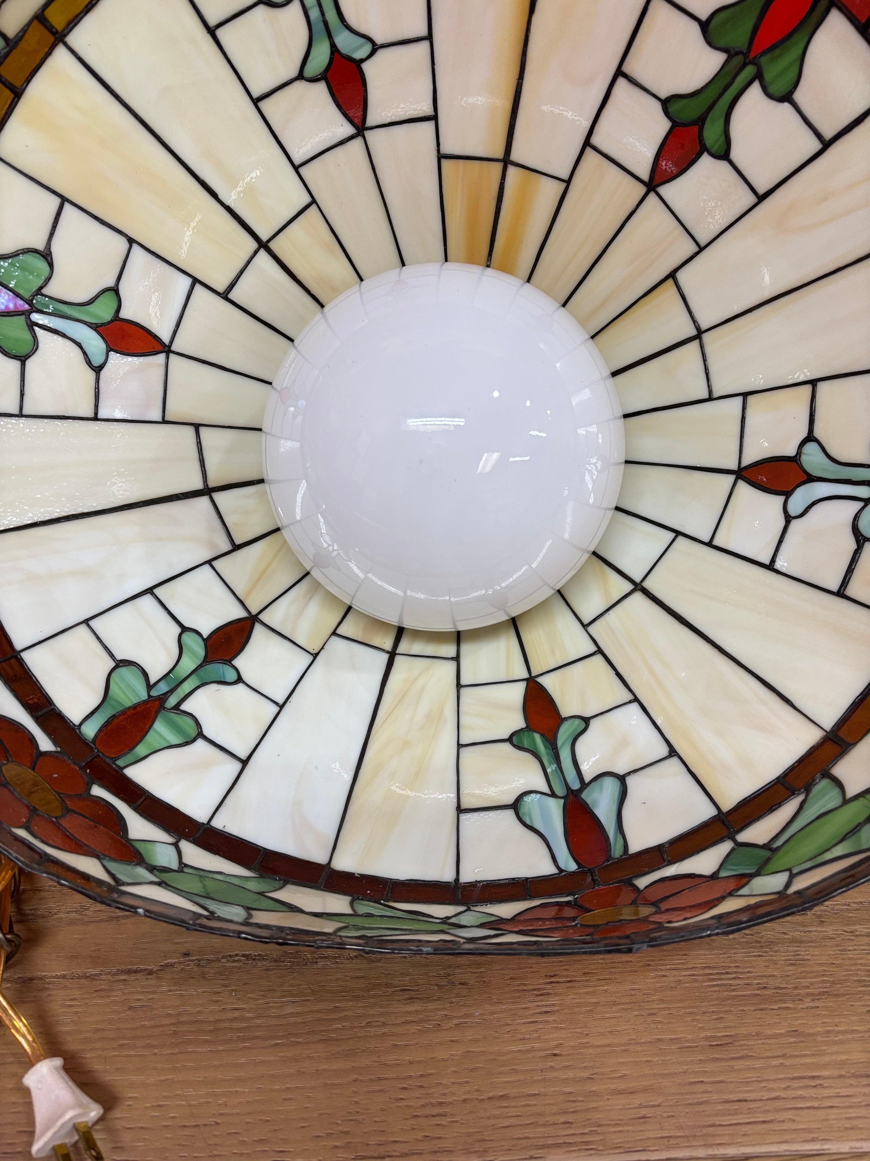 Stained Glass Swag Lamp