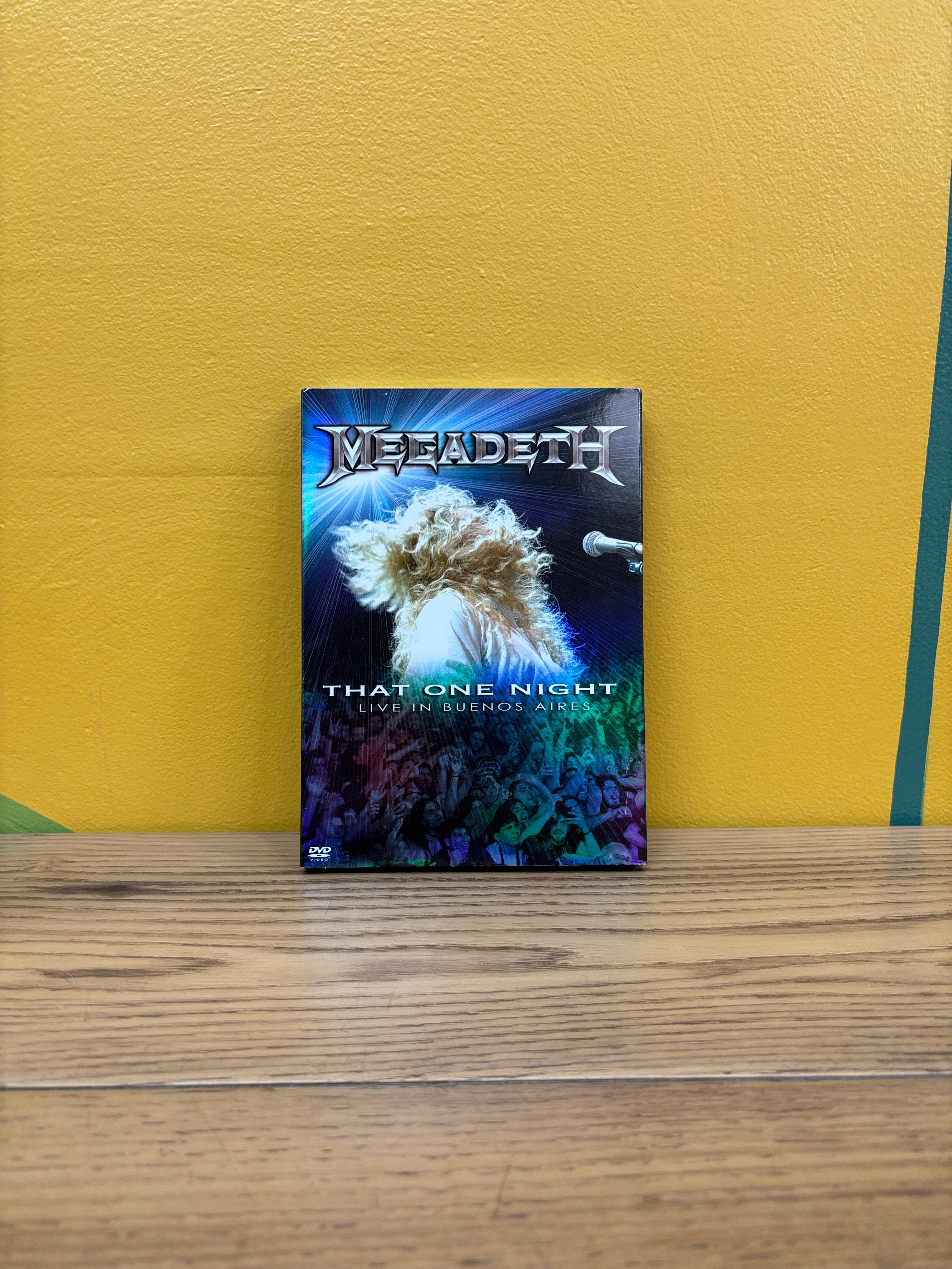 Megadeth: That One Night: Live in Buenos Aires DVD (Sealed)