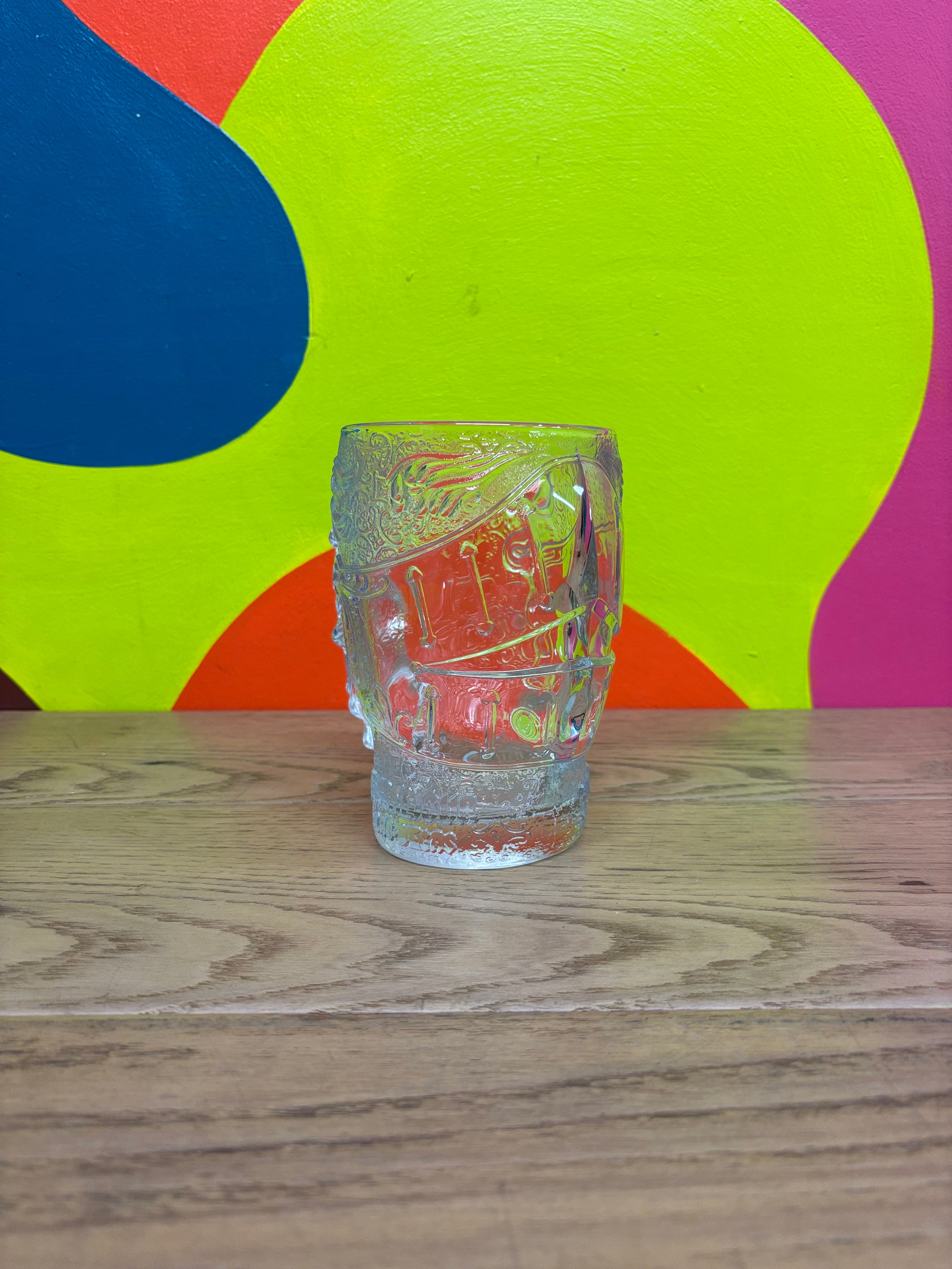 Large Glass Knight's Helmet Mug