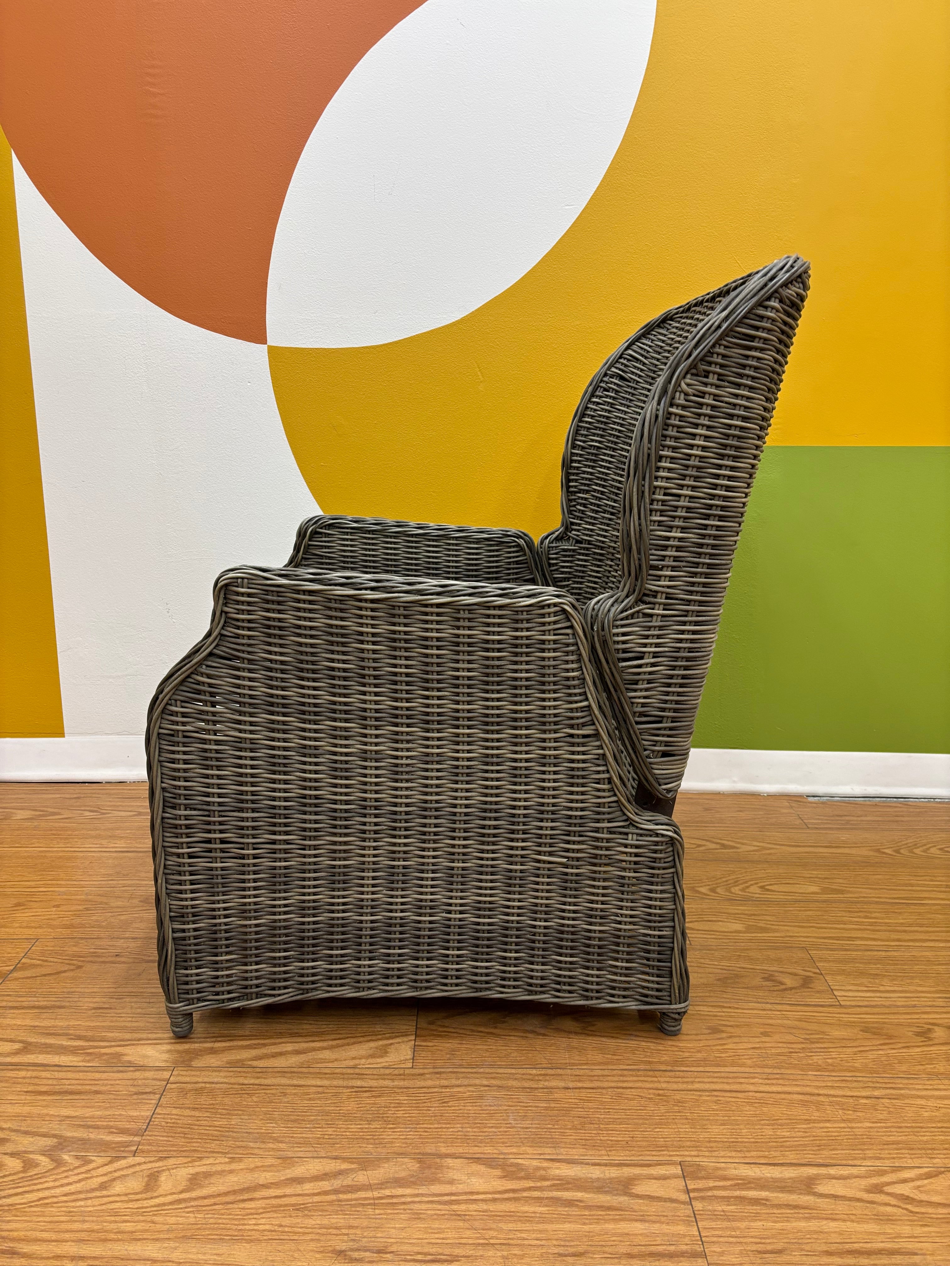 Hampton Bay All-Weather Wicker Reclining Lounge Chair (2 available)