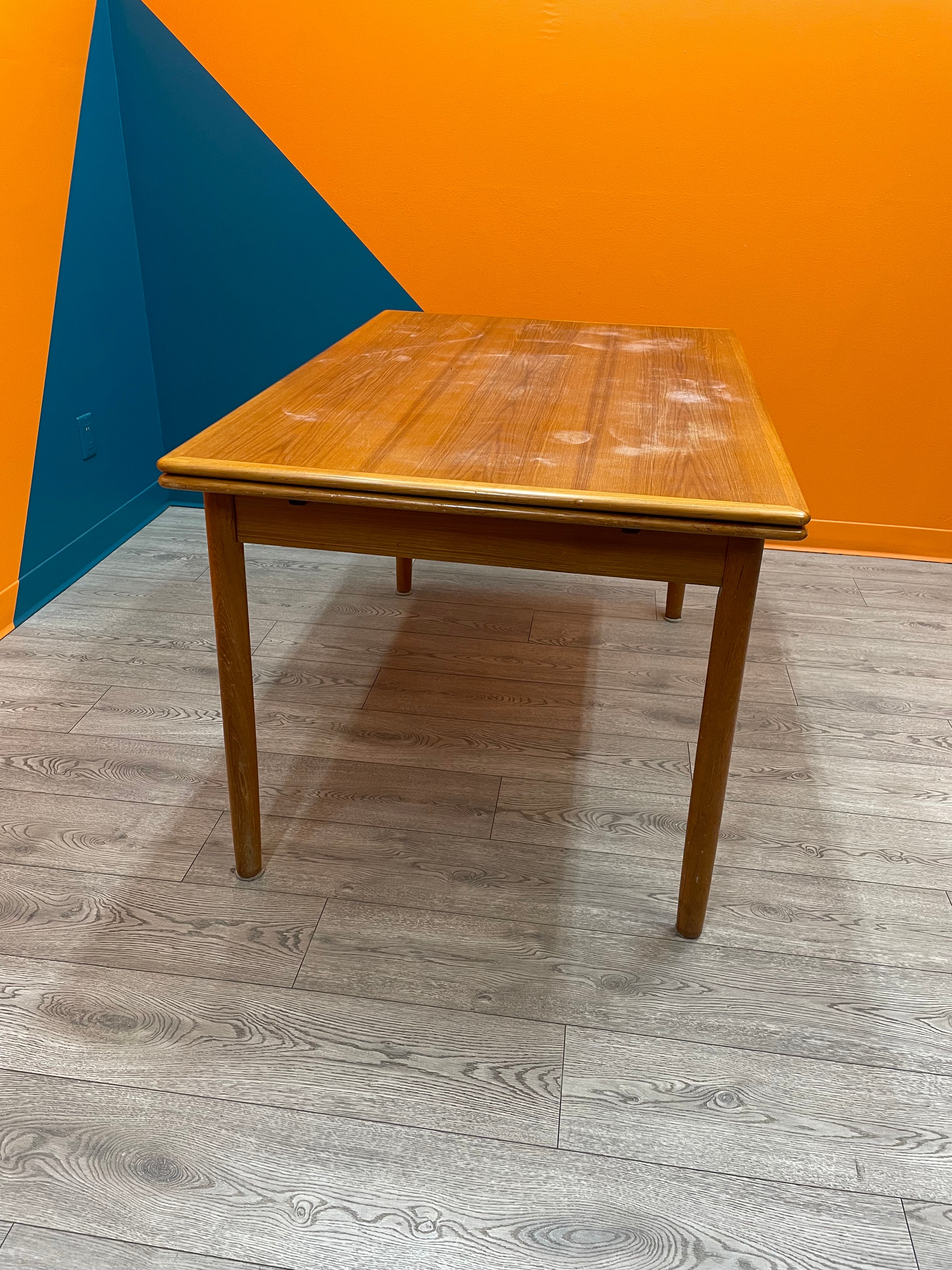 Rectangle Duel Extension Leaf Table - Made in Denmark