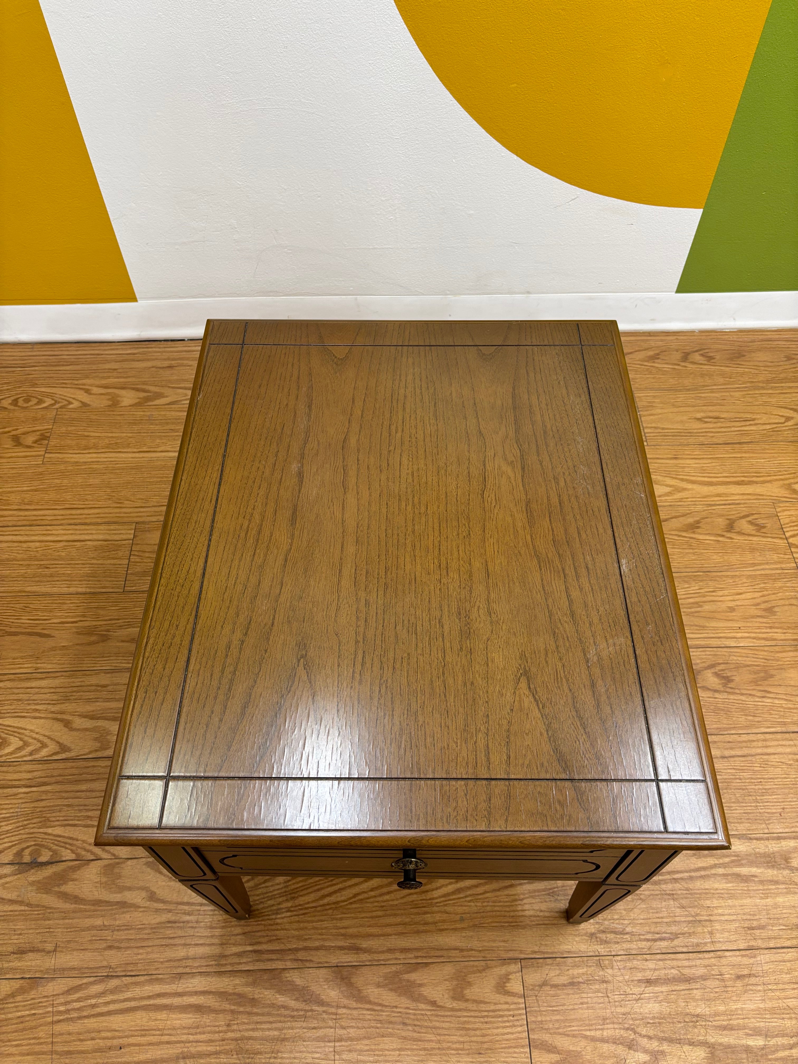 Wood Side Table