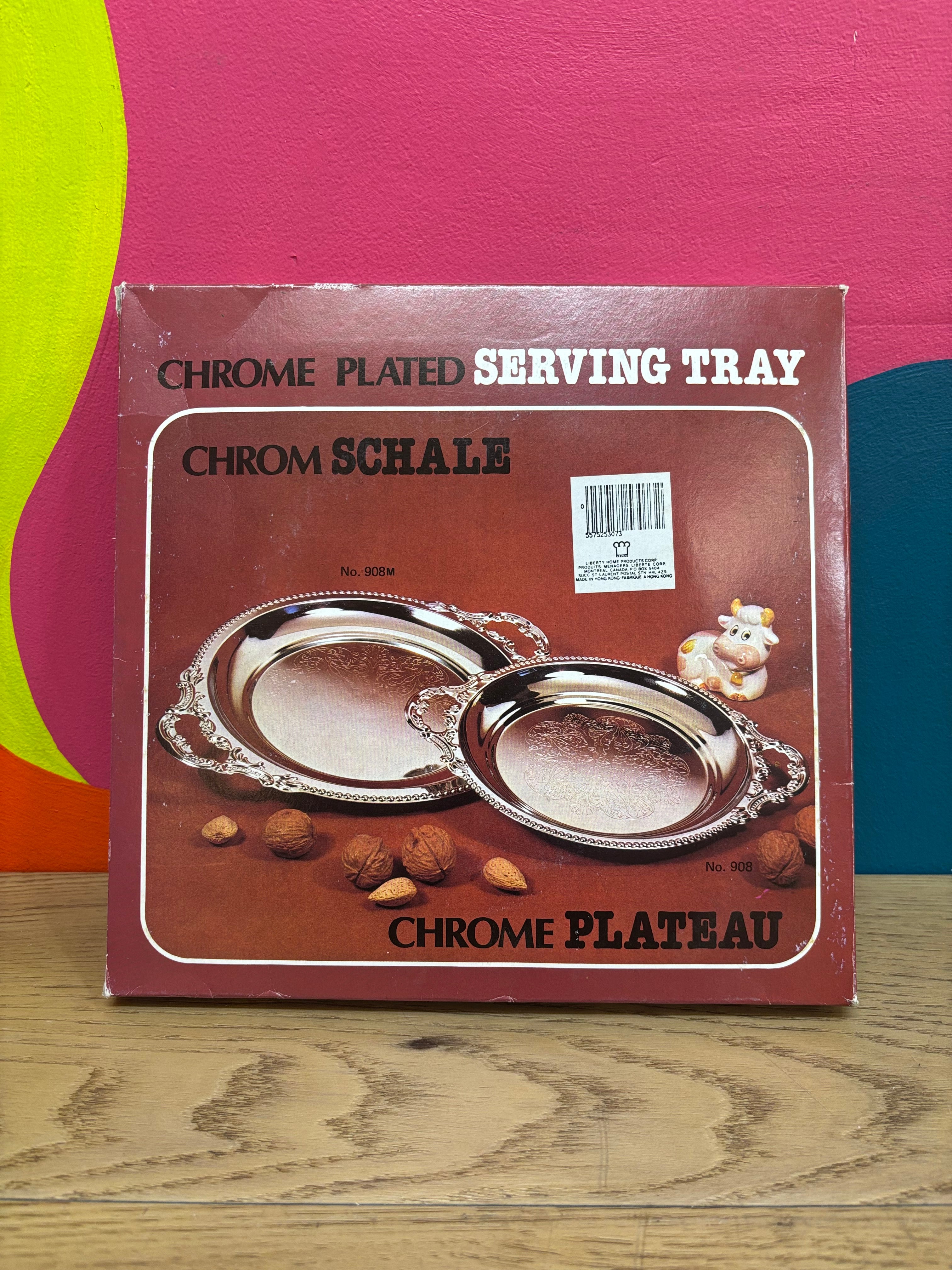 Chrome Plated Serving Tray