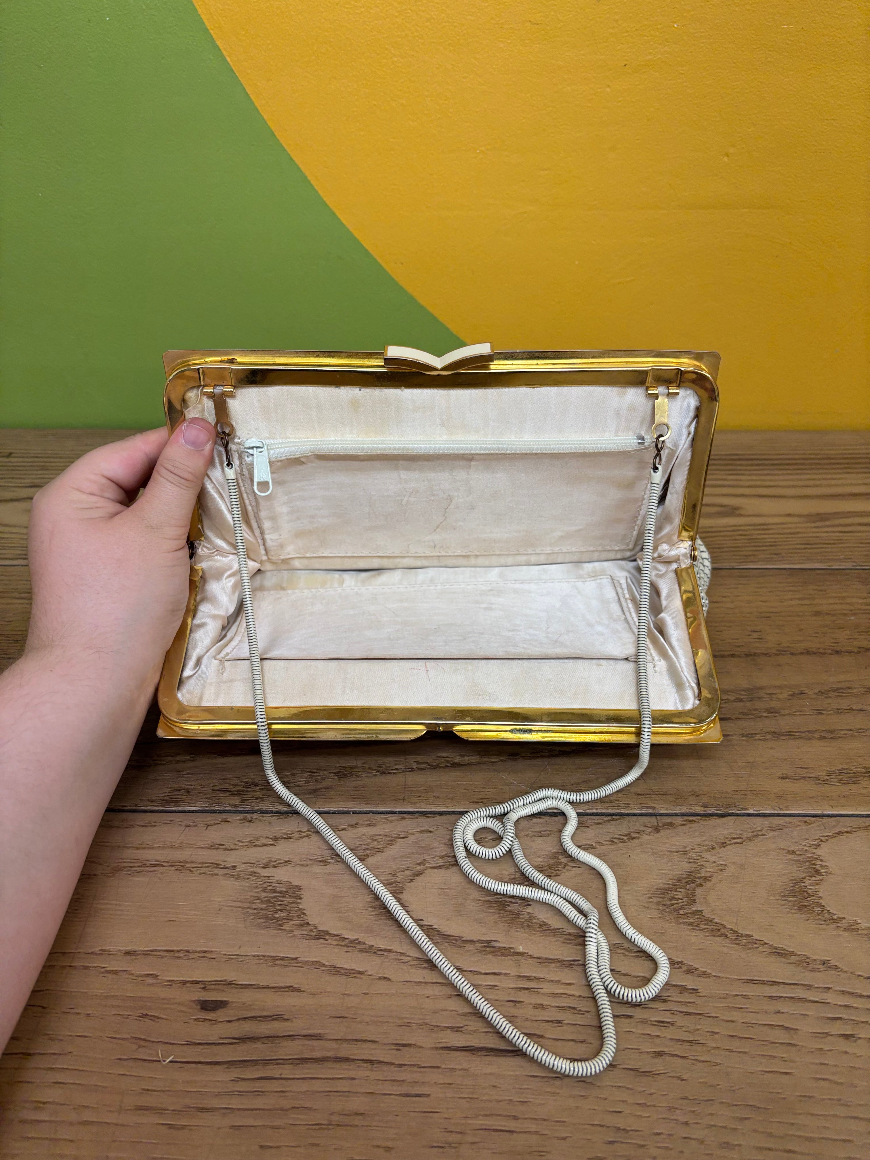 Cream Clutch