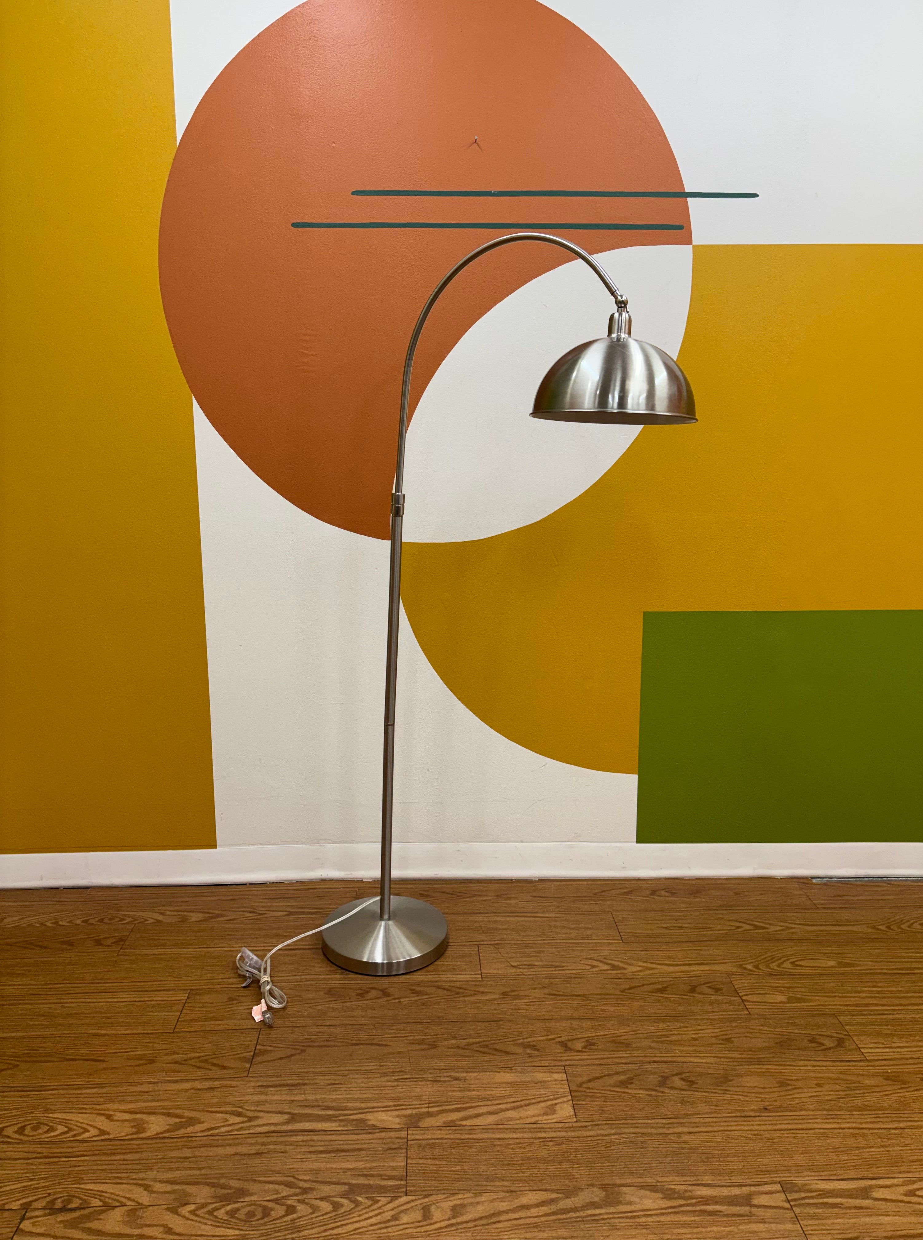 Chrome Arched Floor Lamp