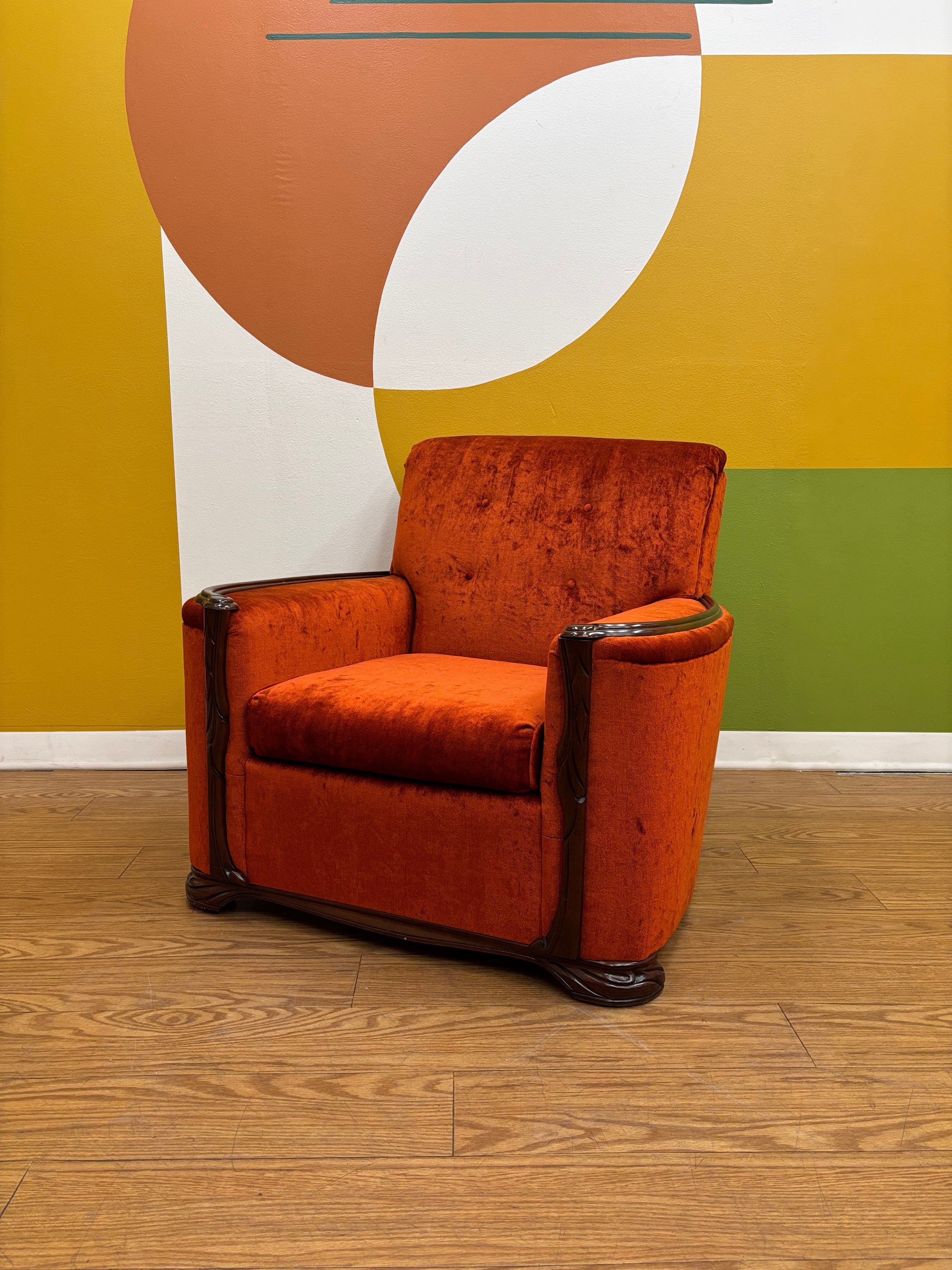 Orange Armchair