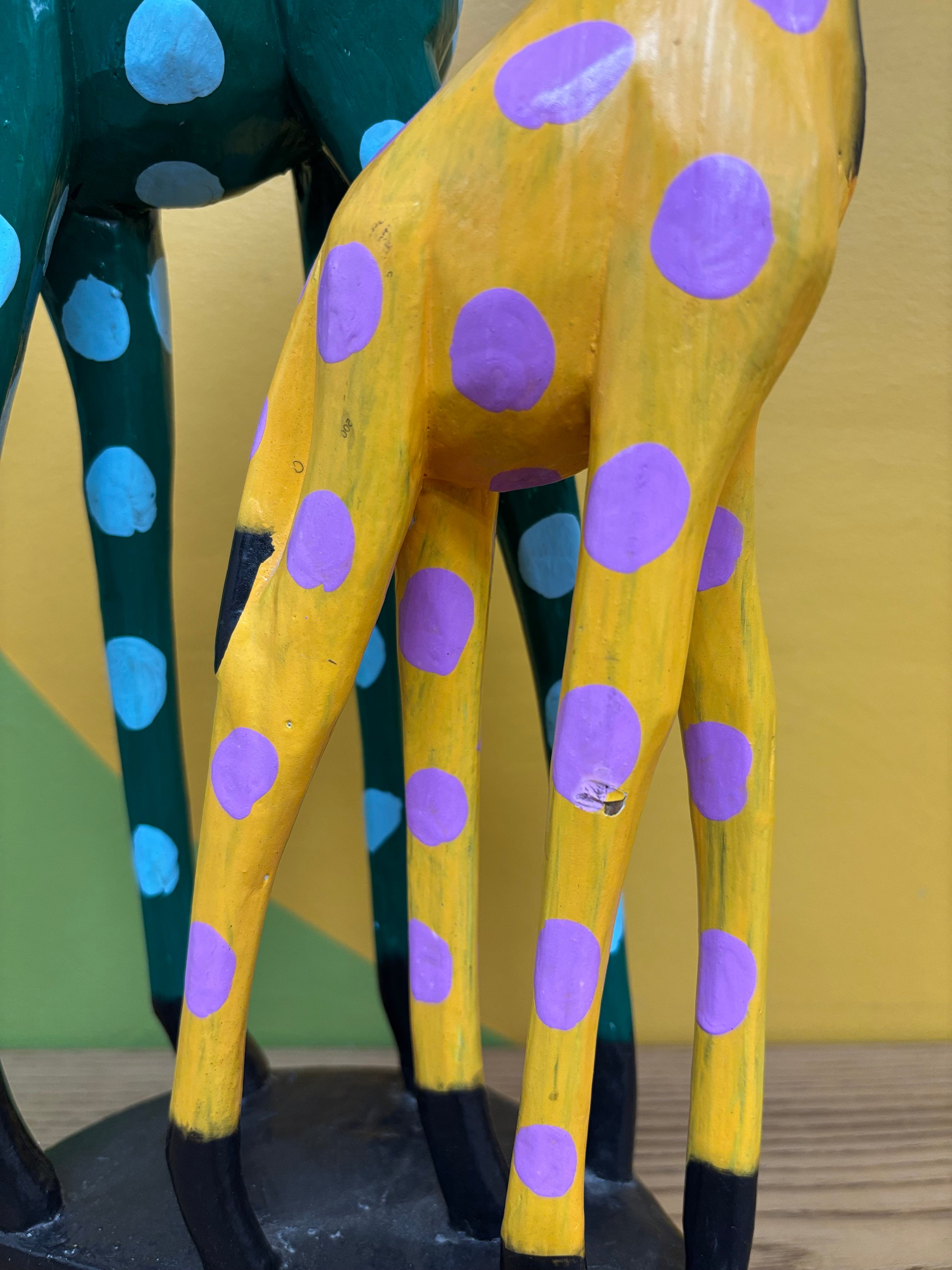 Polka Dot Giraffe Statue