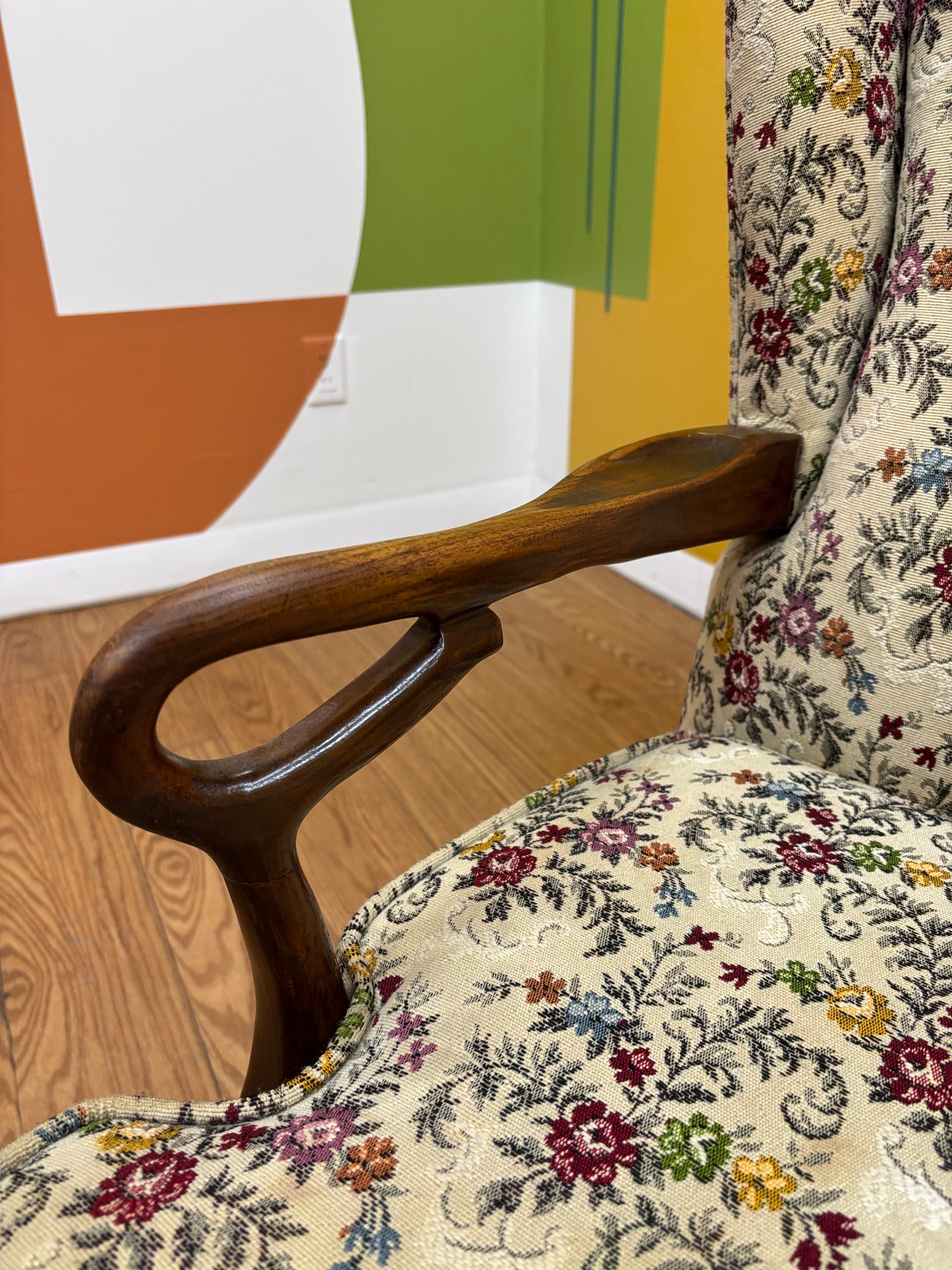 Floral Armchair