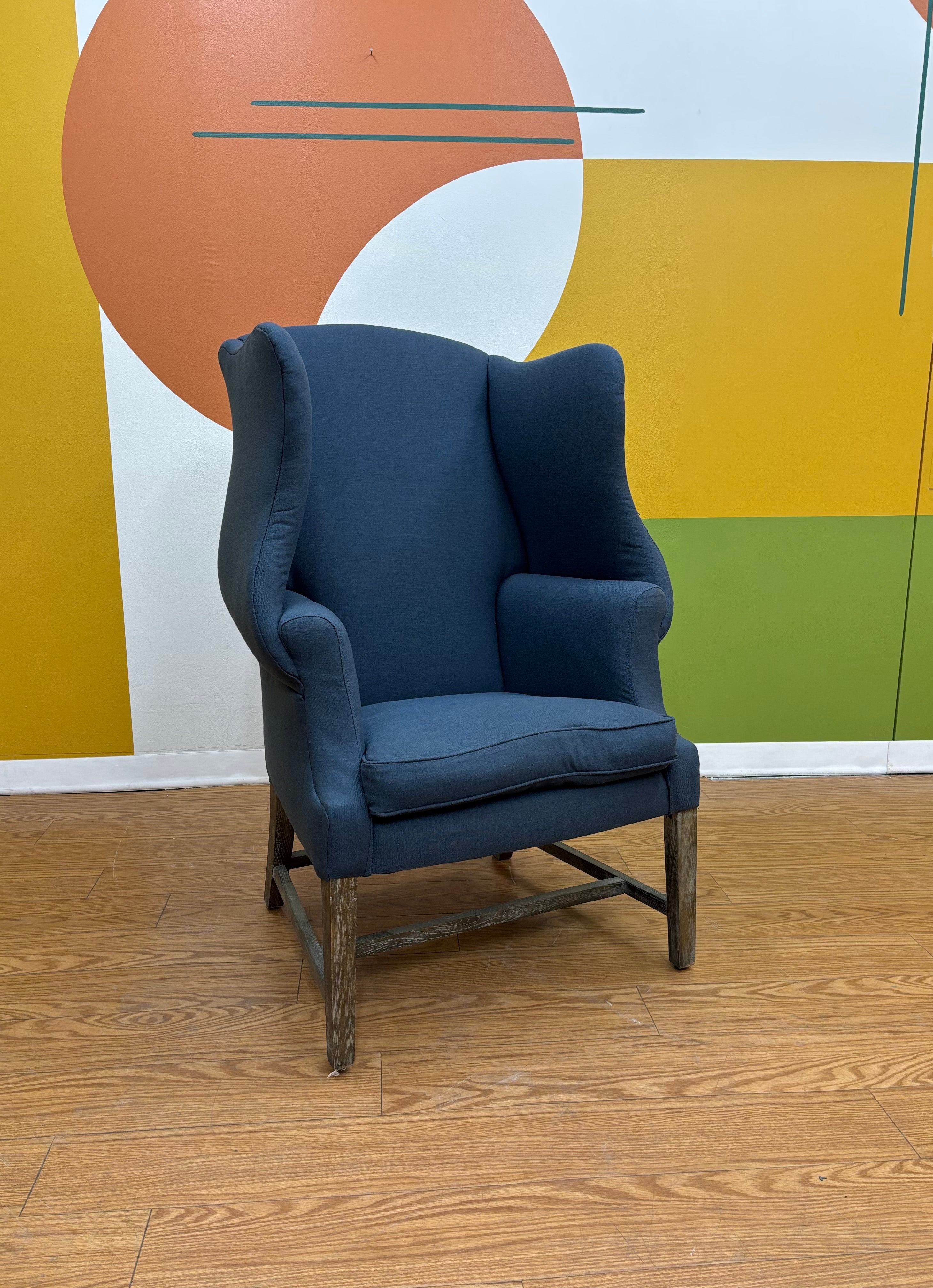 Navy Armchair