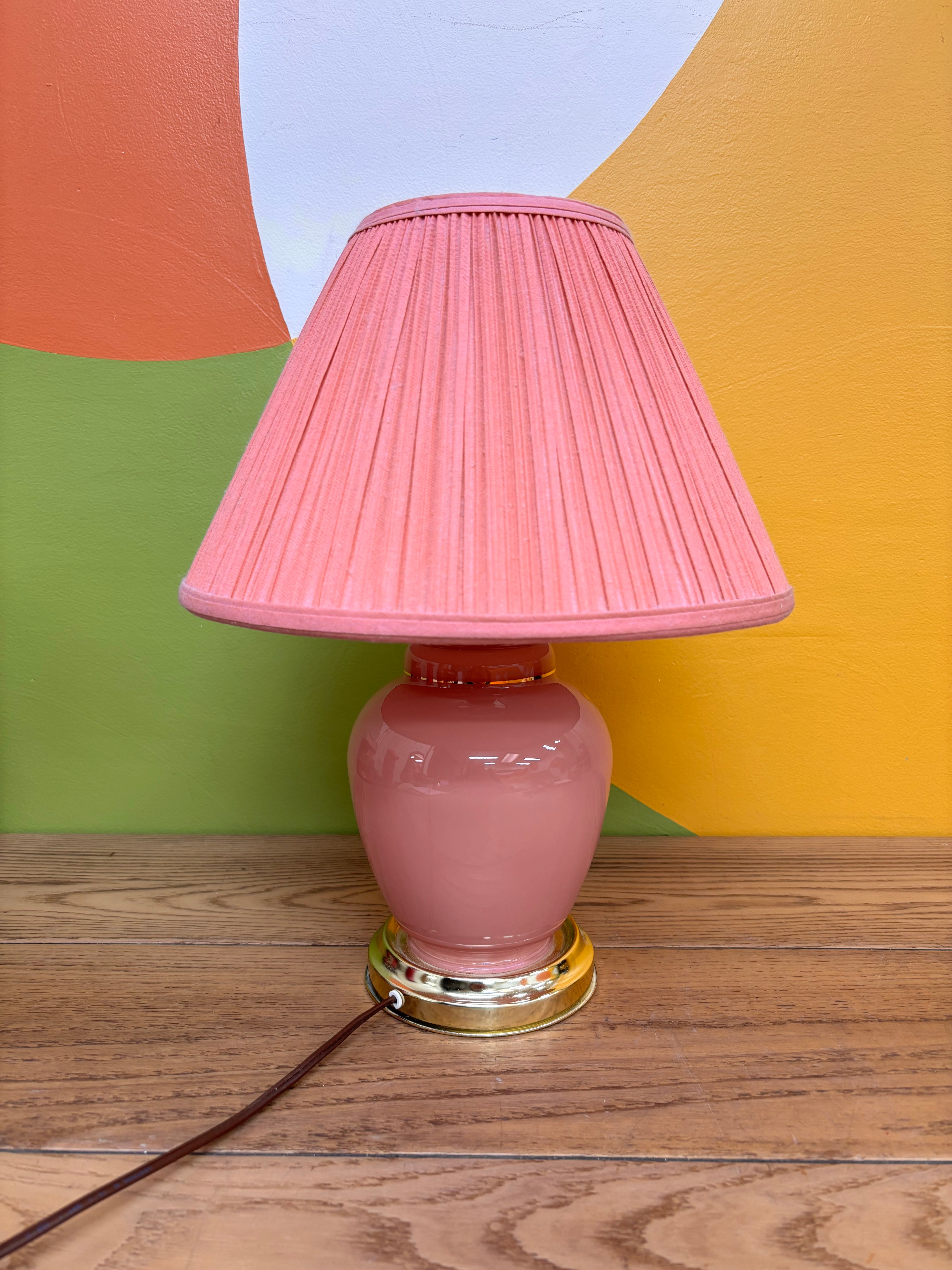 Pink Table Lamp