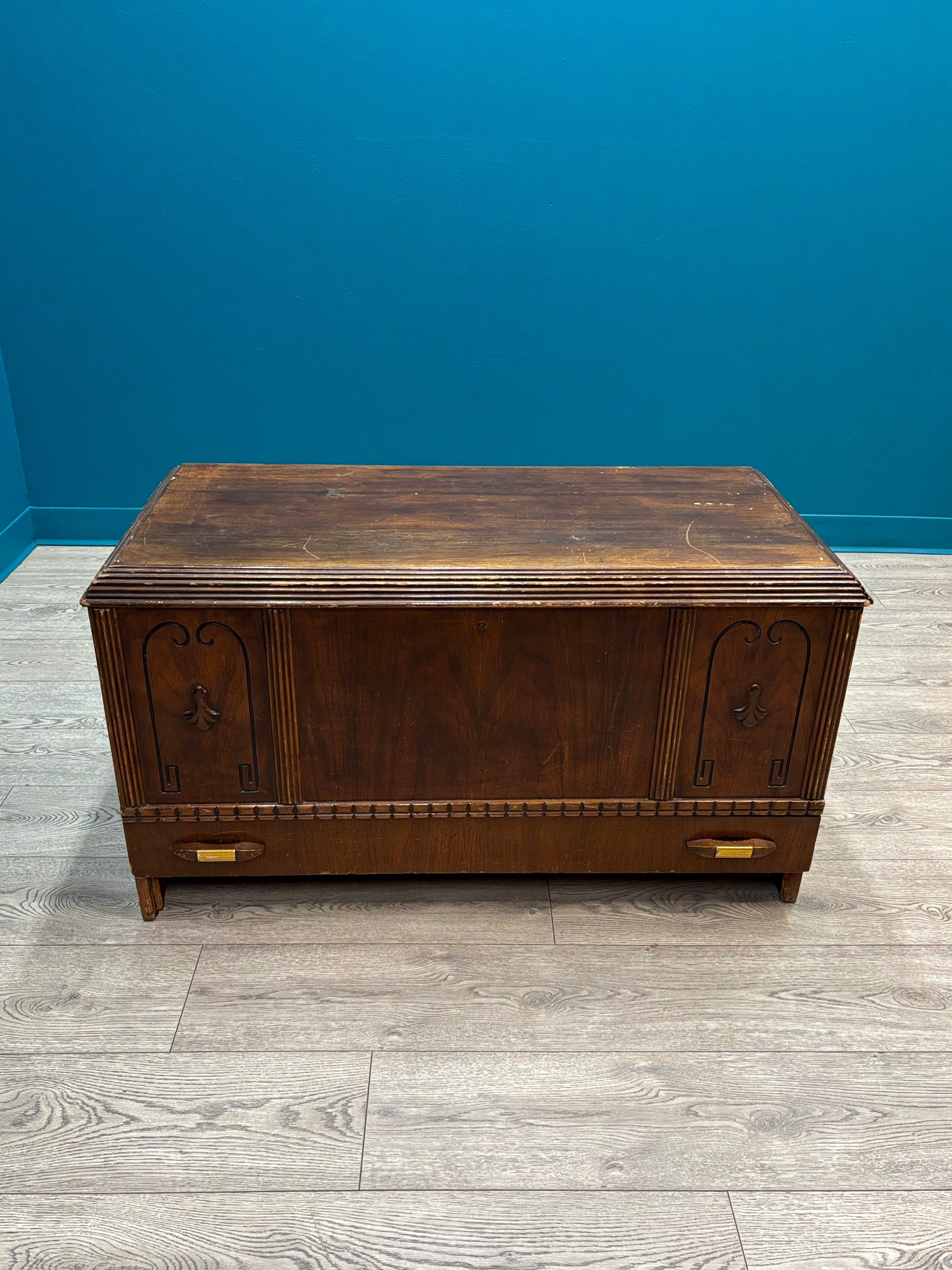 Honderich Cedar Chest with Bottom Drawer