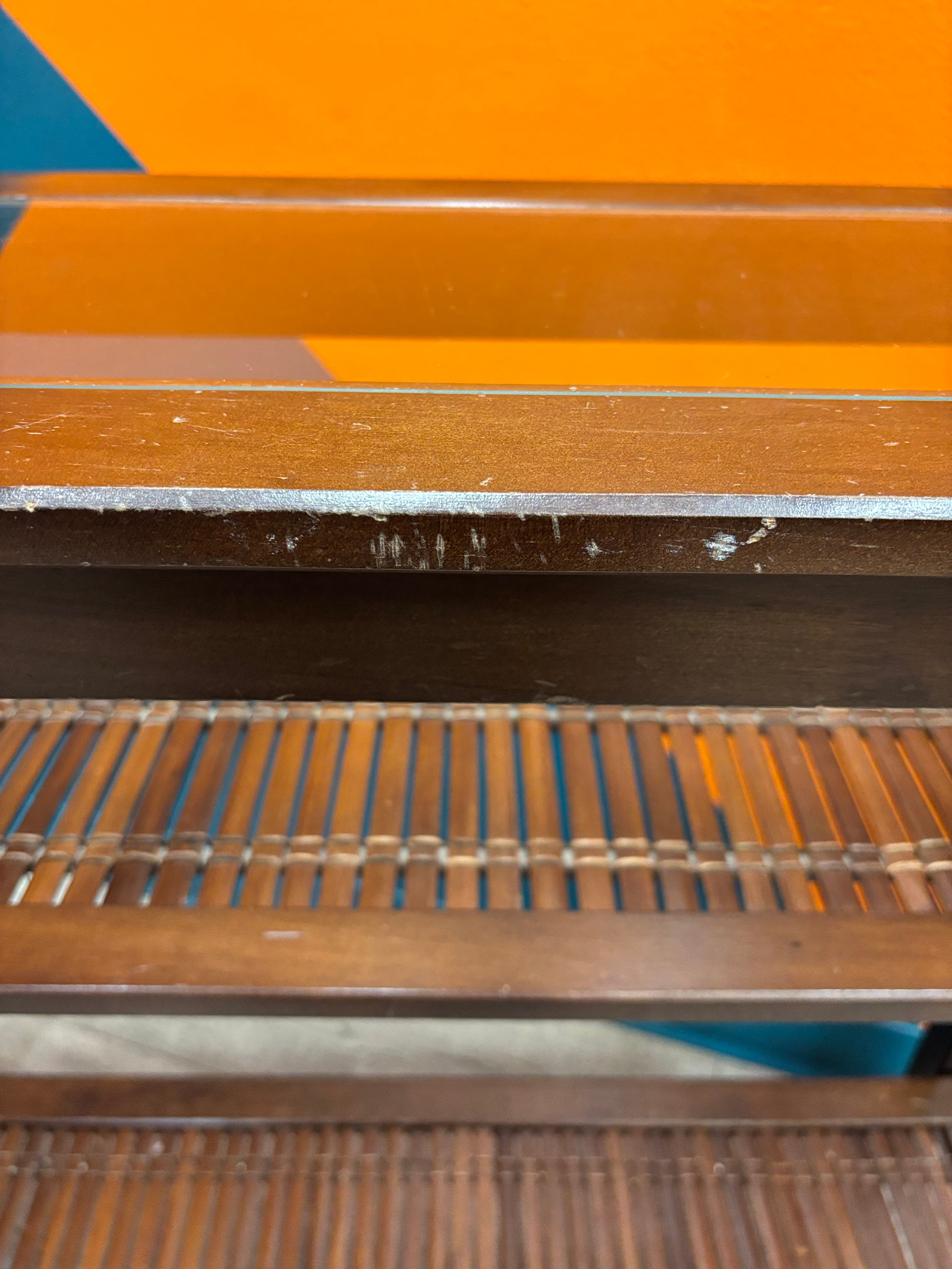 Wood & Glass Console Table