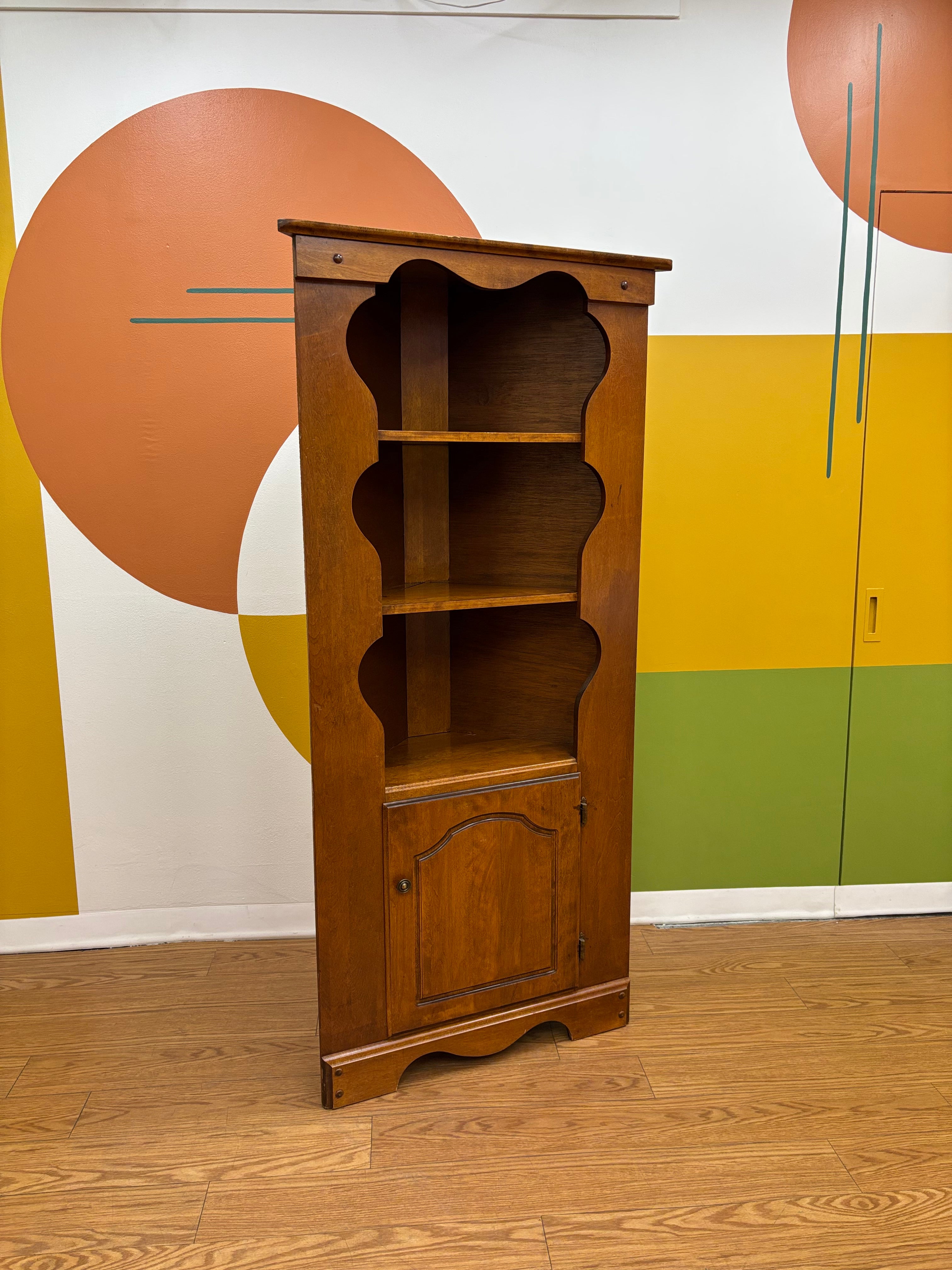 Wood Corner Cabinet