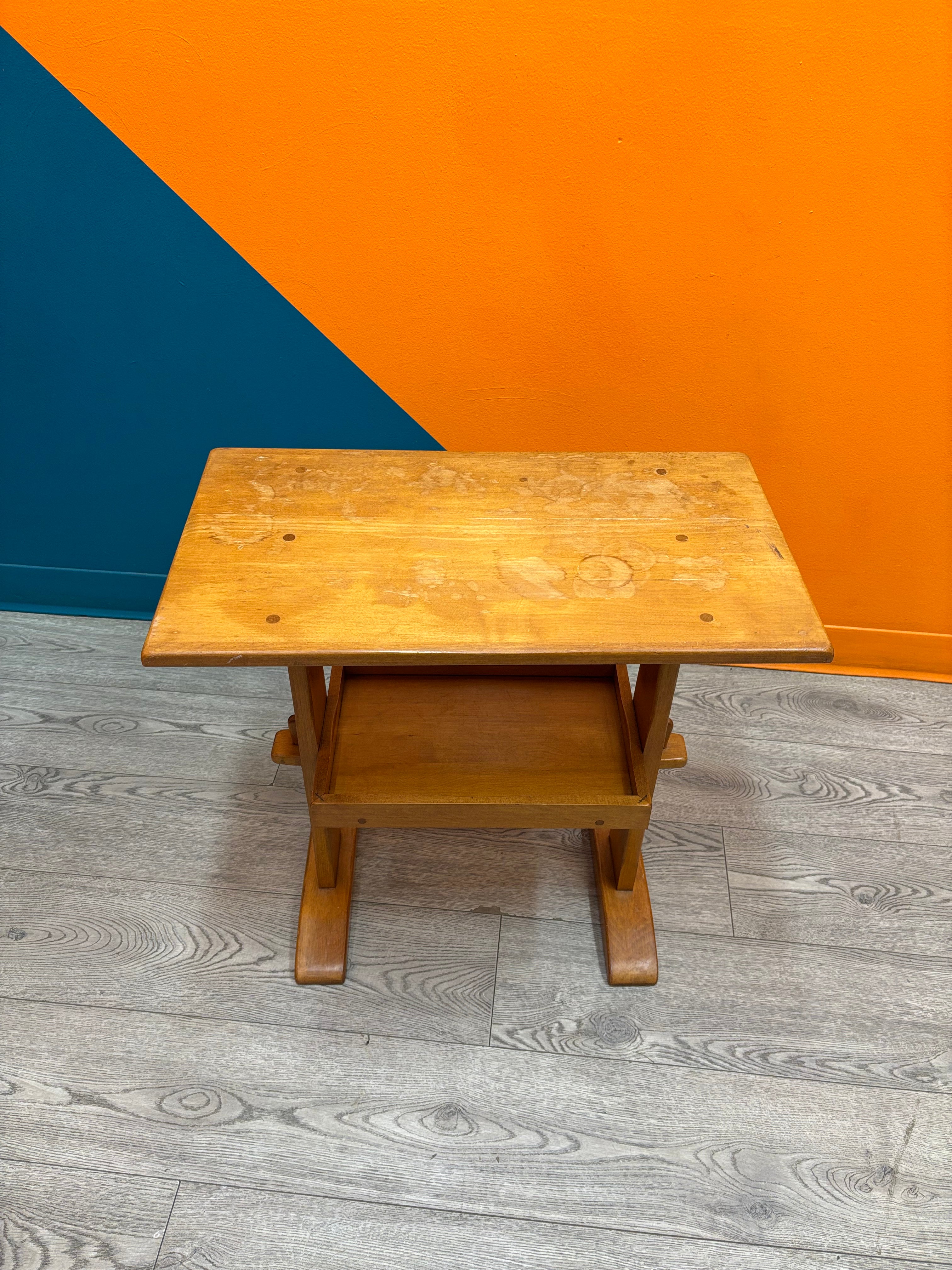 Wood Side Table