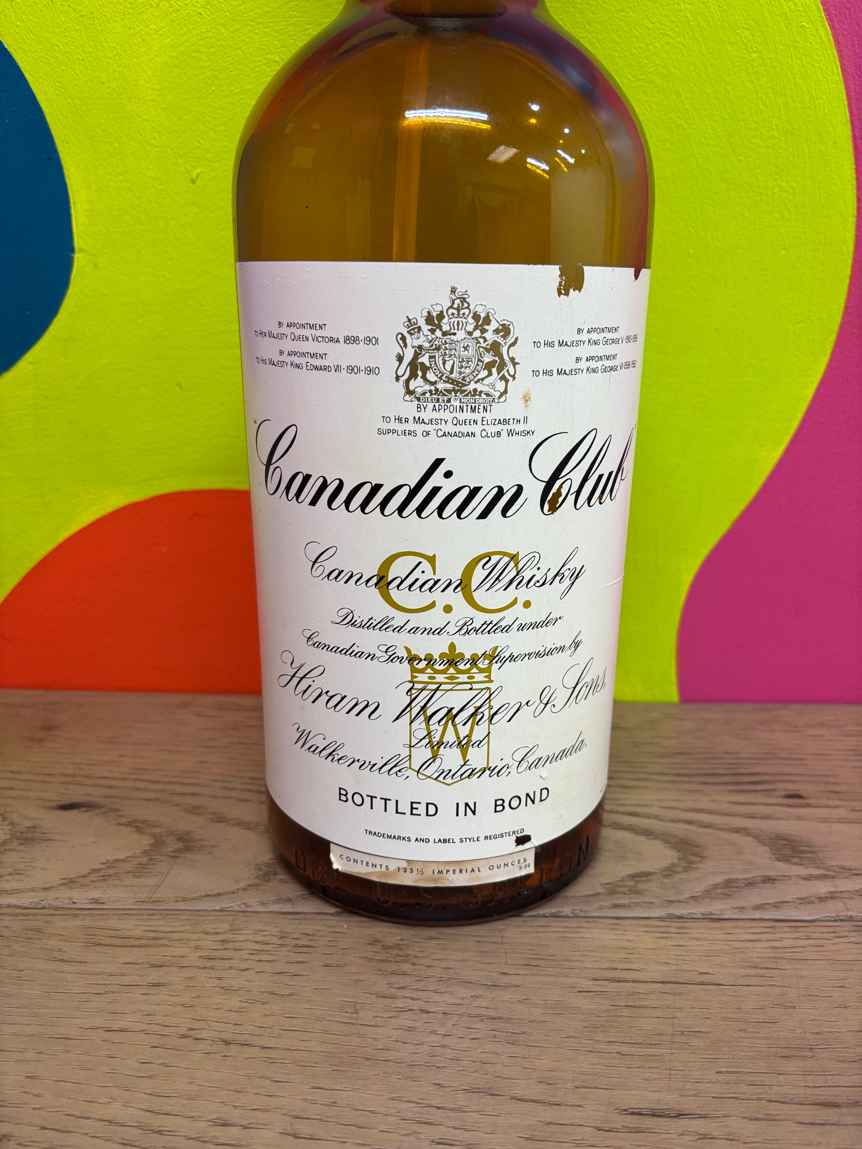 Canadian Club Texas Mickey with Pump