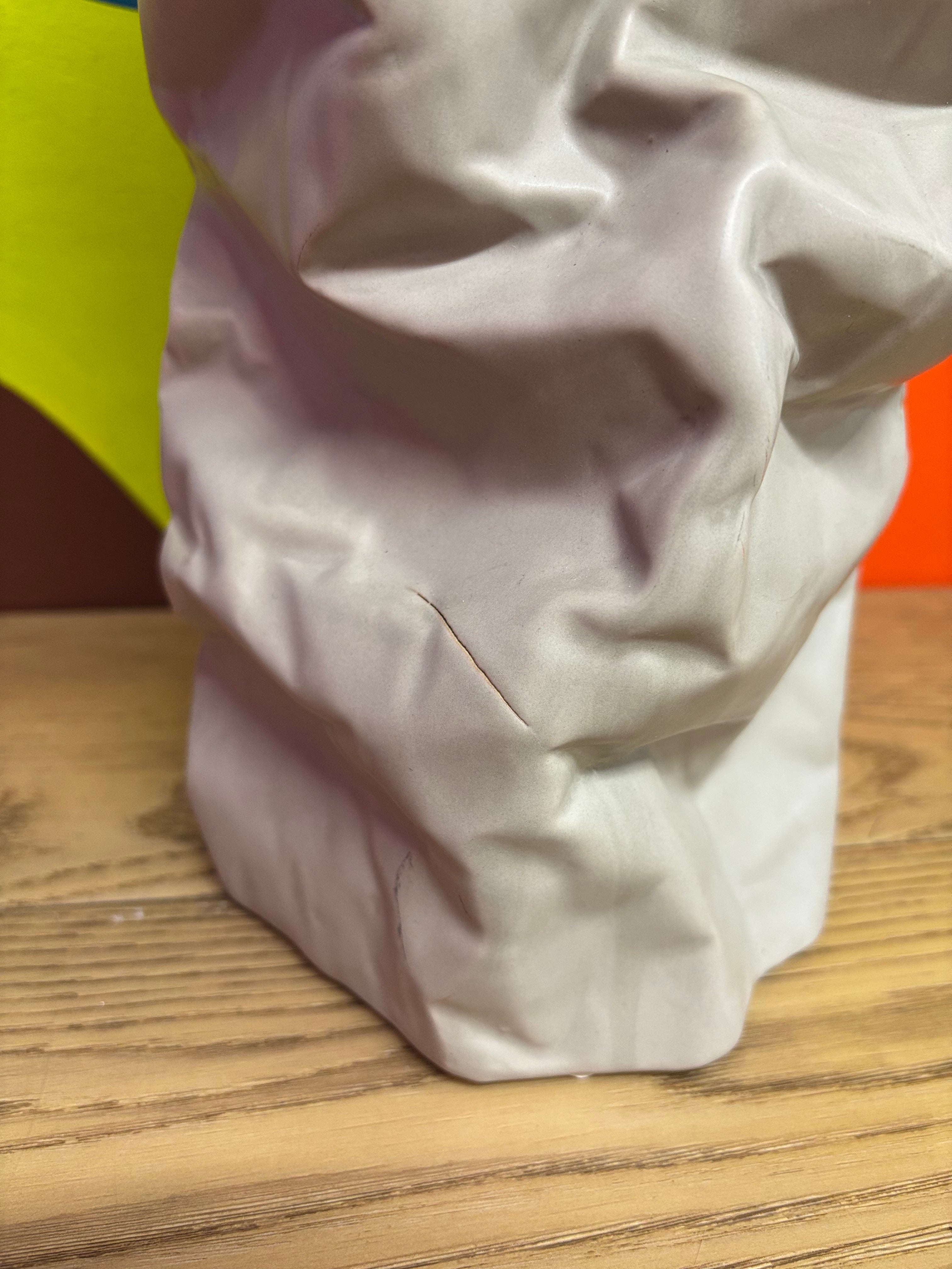 Crumpled Ceramic Vase