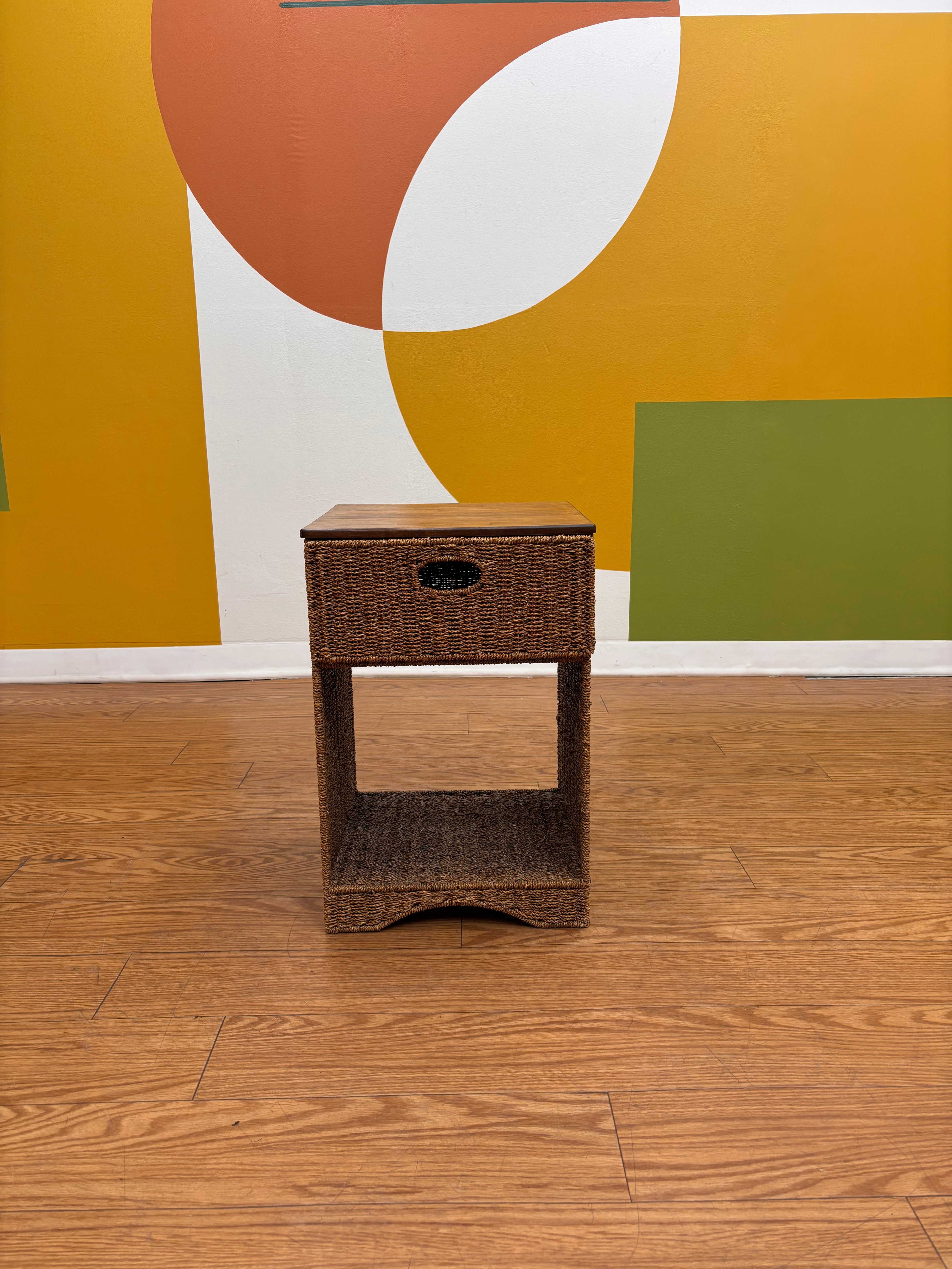 Wicker Nightstand