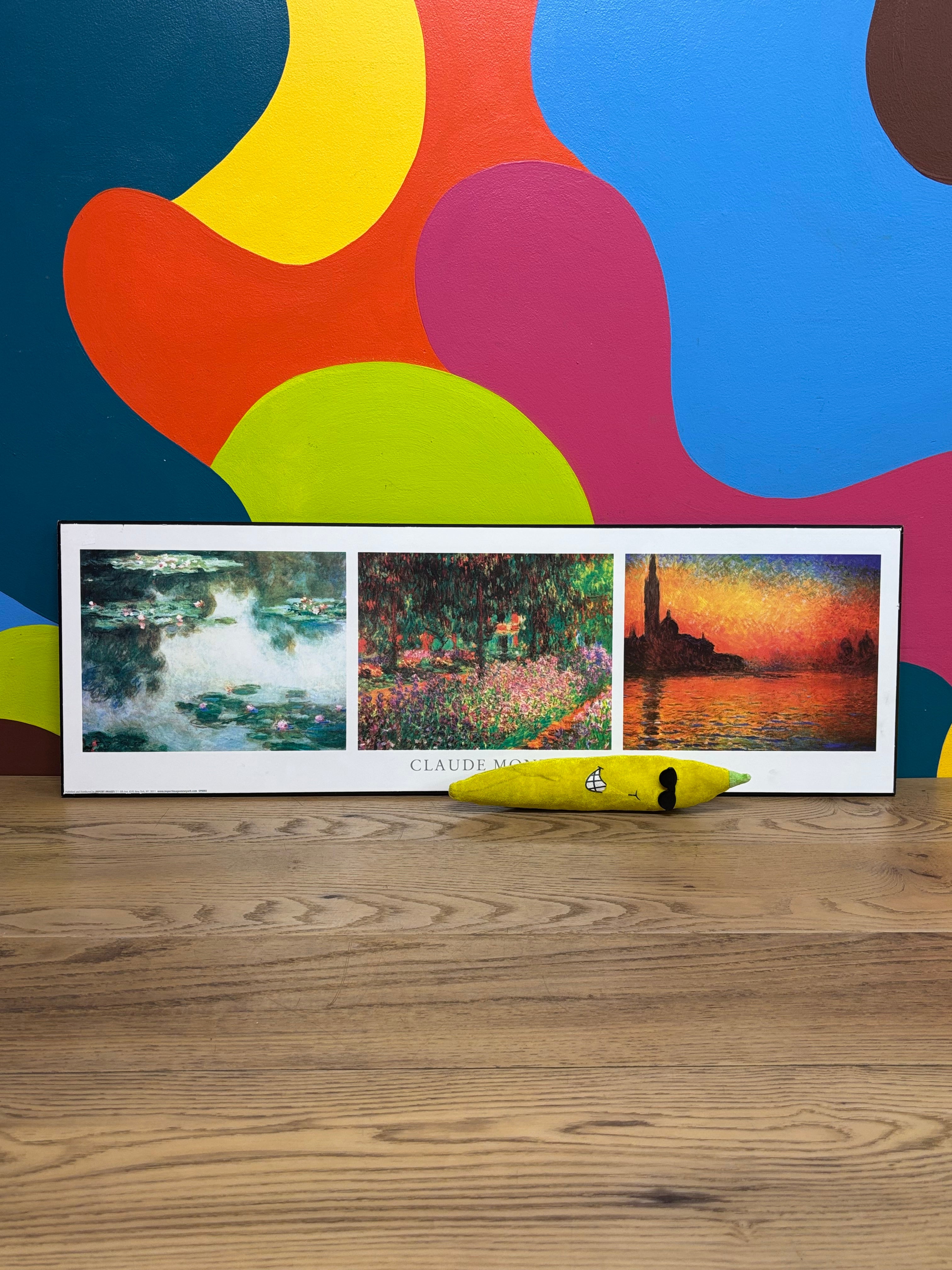 Claude Monet Art on Plaque