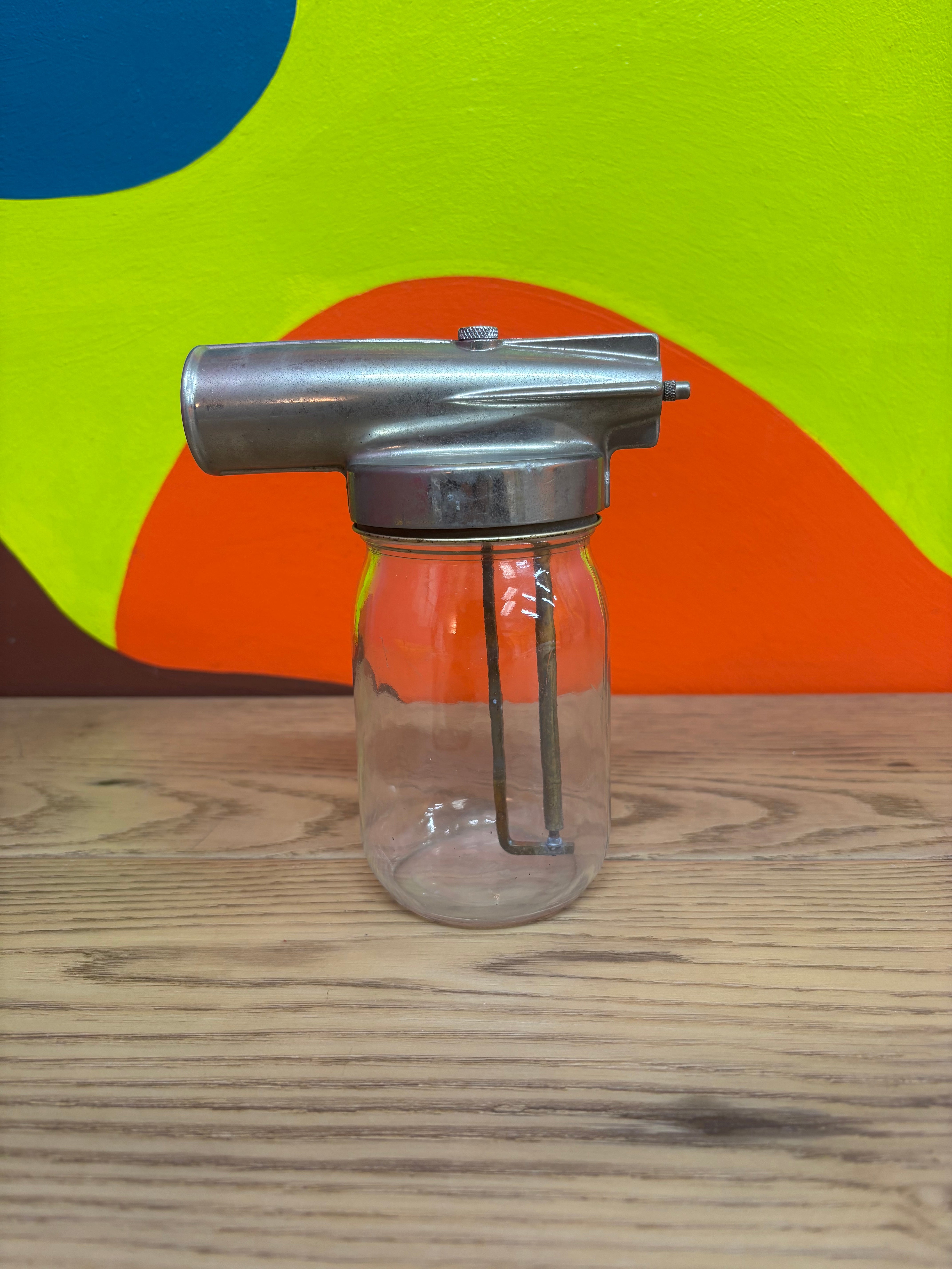 Rainbow Glass Sprayer Jar